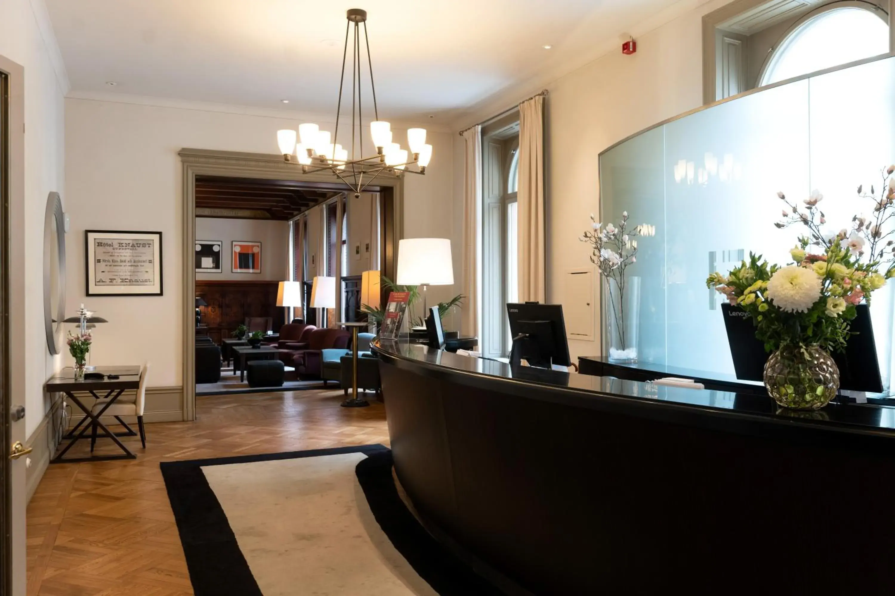 Lobby or reception in Elite Hotel Knaust Lobby or reception in Elite Hotel Knaust