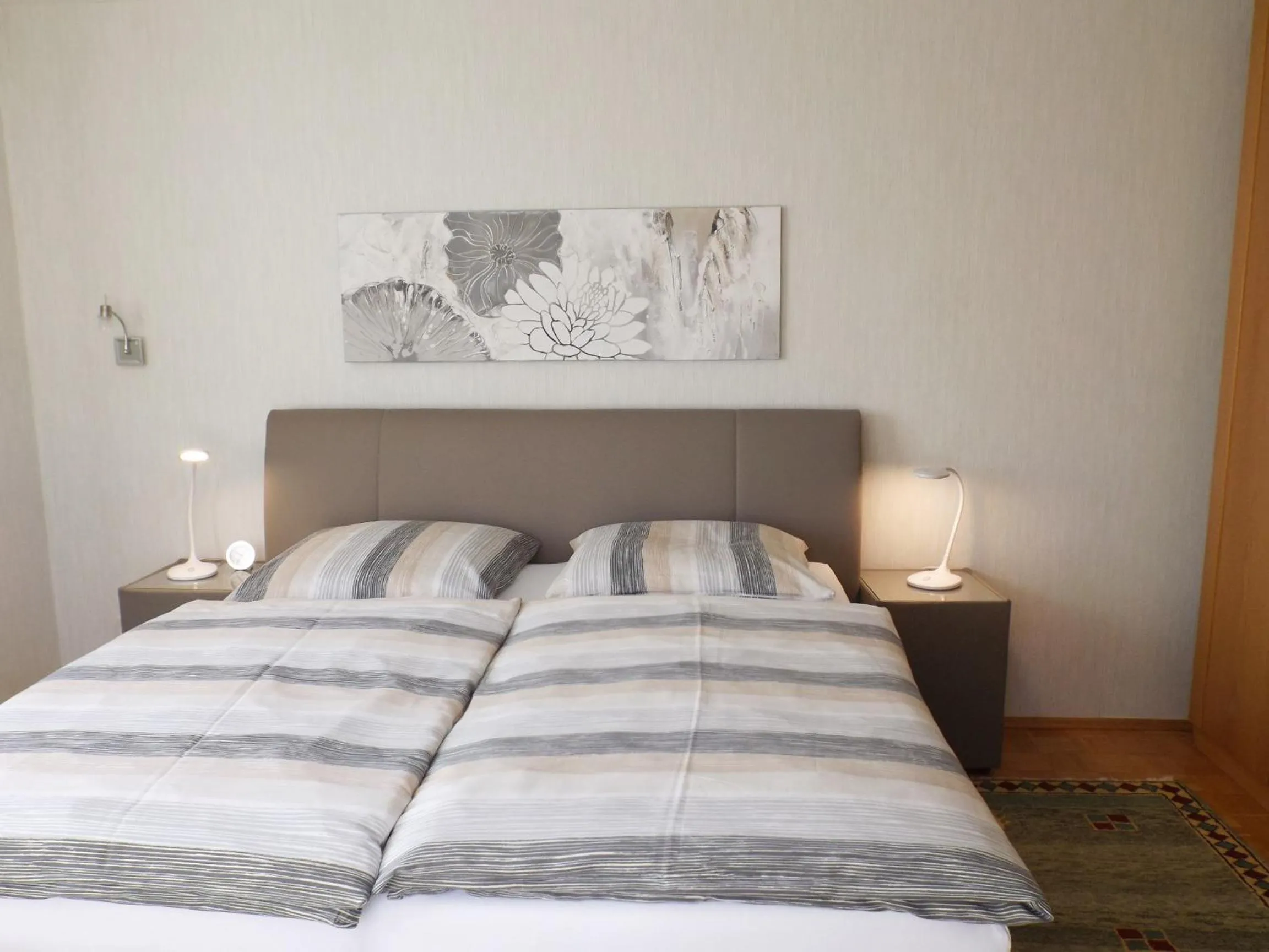 Bedroom in Premium-Ferienwohnungen Bergblick im Haus Hopfe