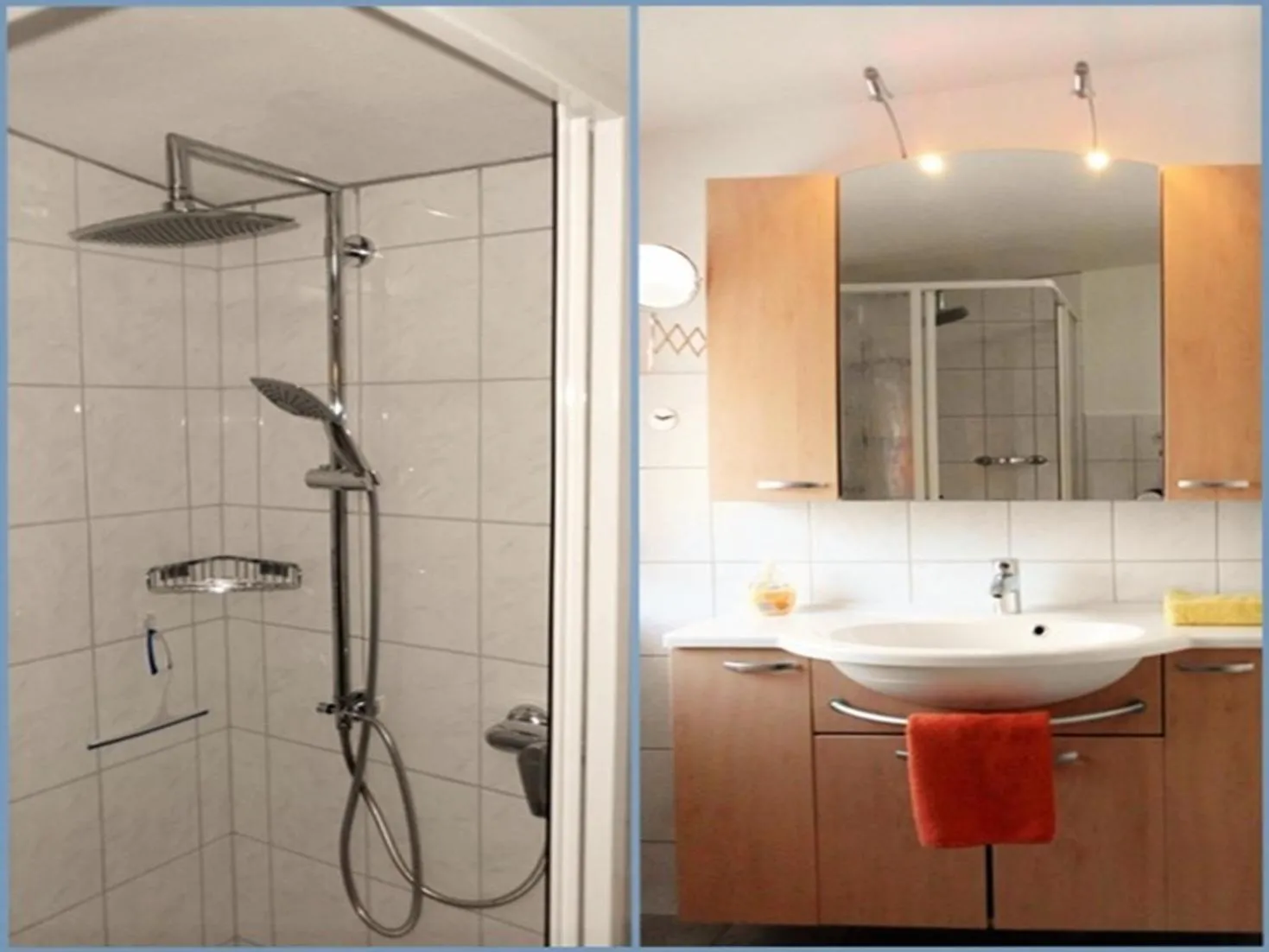 Bathroom in Premium-Ferienwohnungen Bergblick im Haus Hopfe