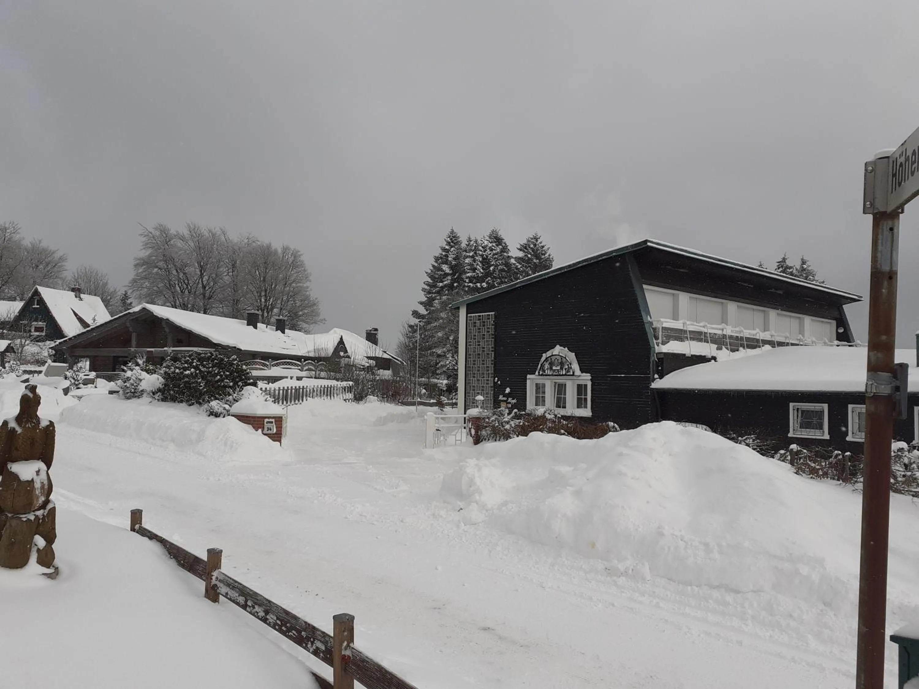 Winter in Premium-Ferienwohnungen Bergblick im Haus Hopfe