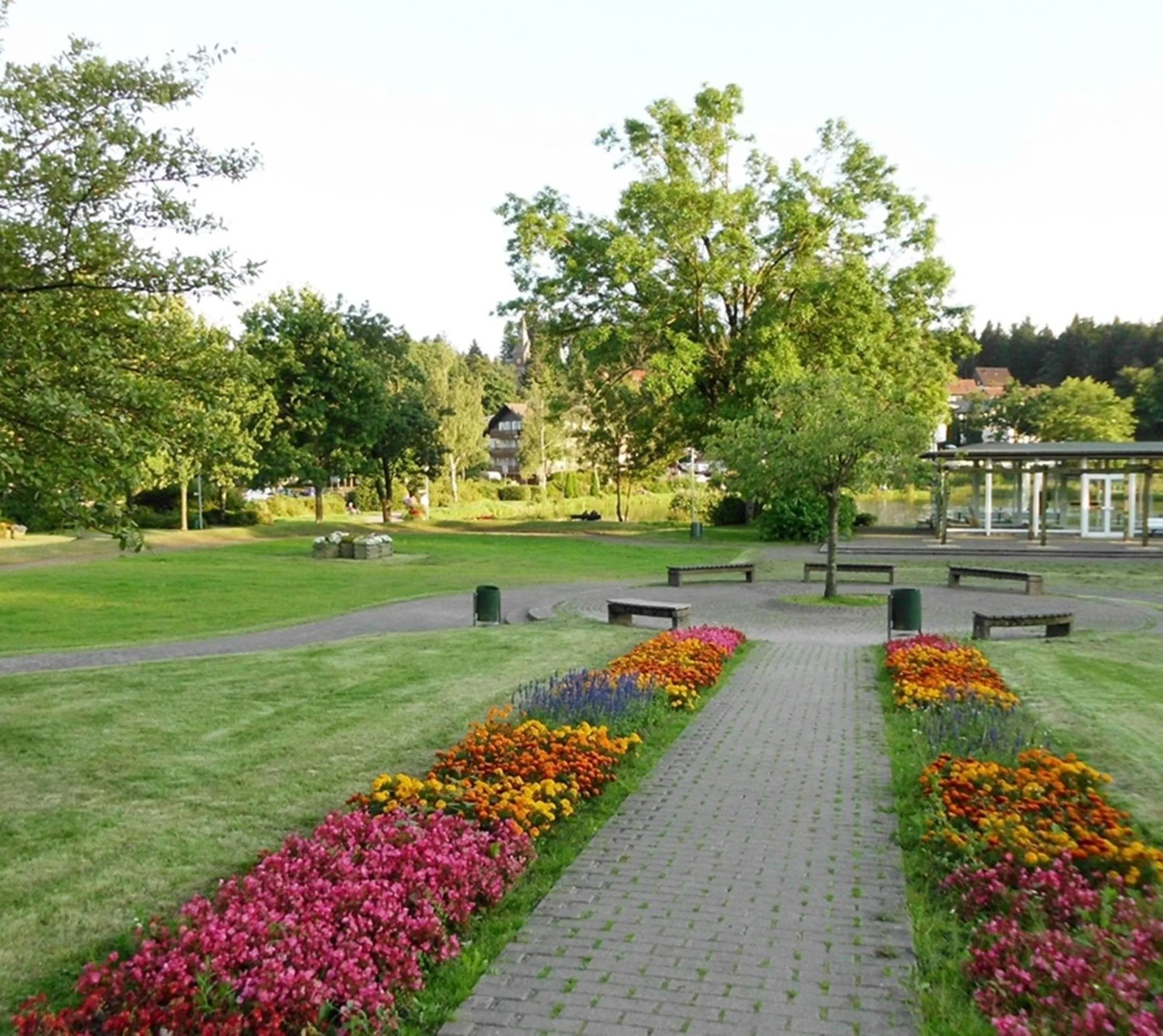 Natural landscape in Premium-Ferienwohnungen Bergblick im Haus Hopfe