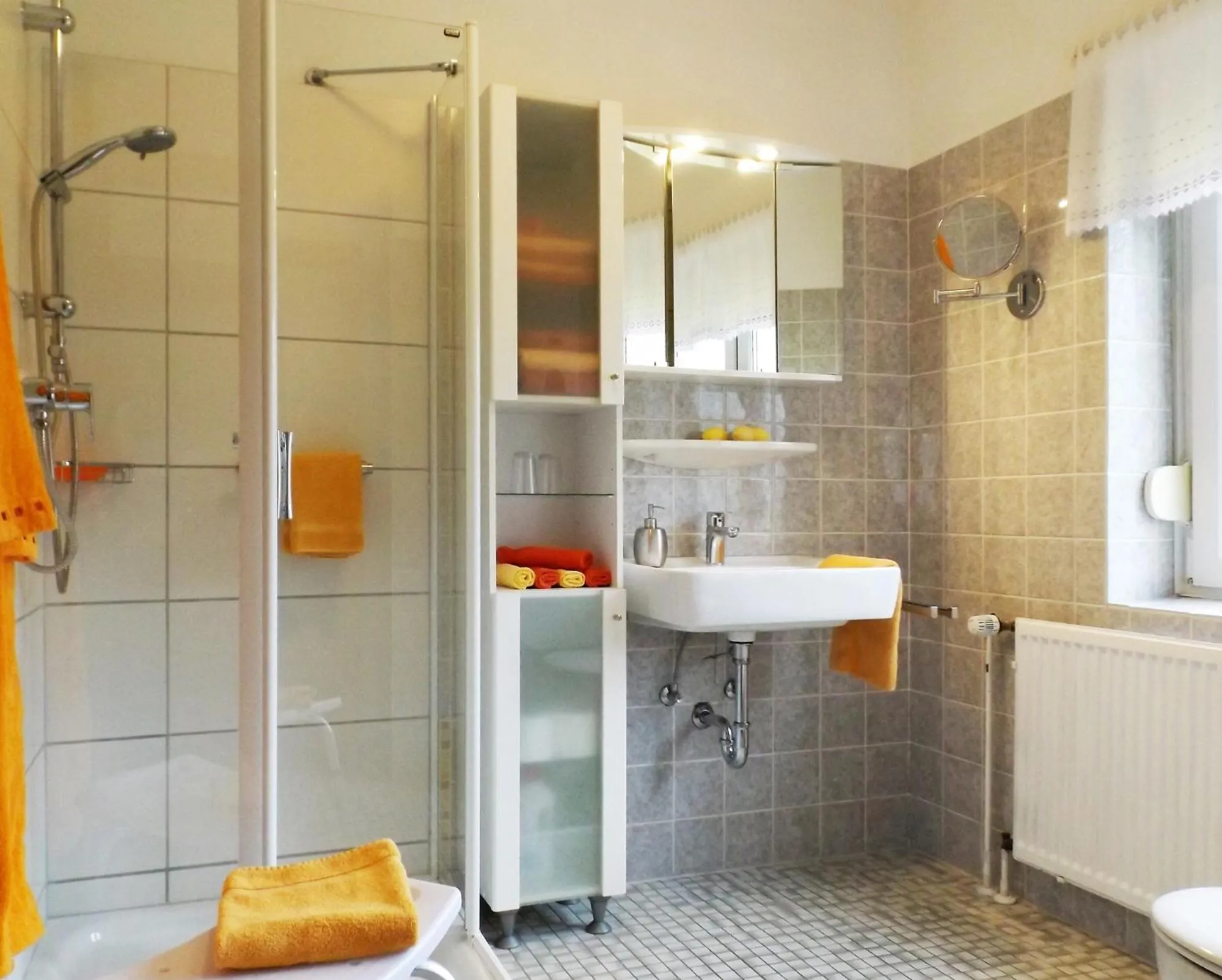 Bathroom in Premium-Ferienwohnungen Bergblick im Haus Hopfe
