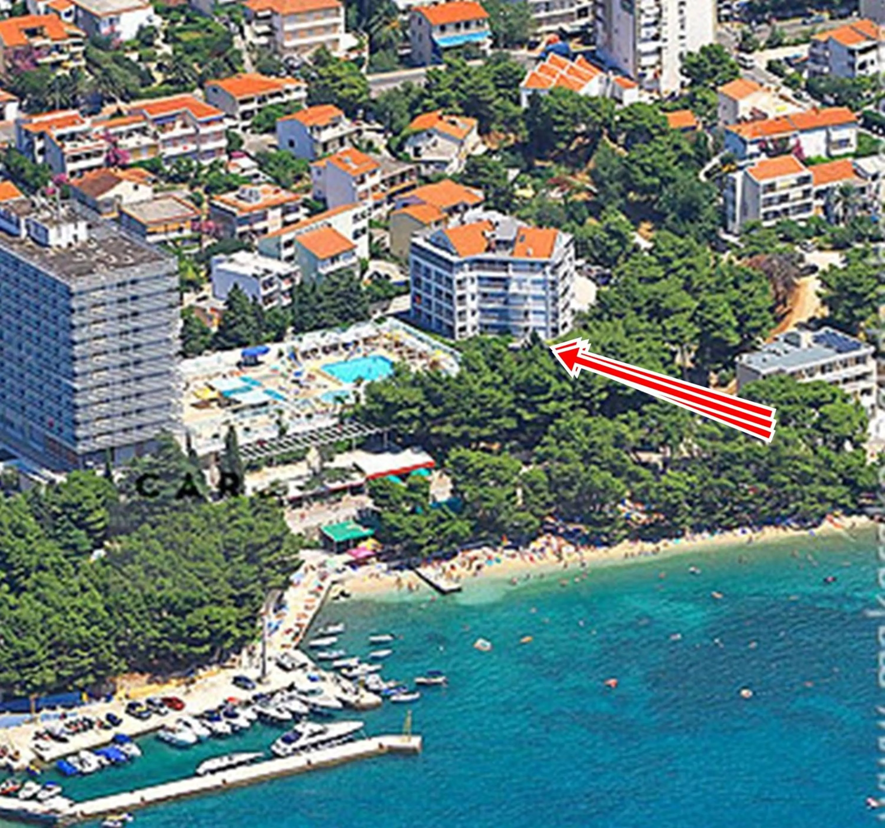 Beachfront apartments Romilda