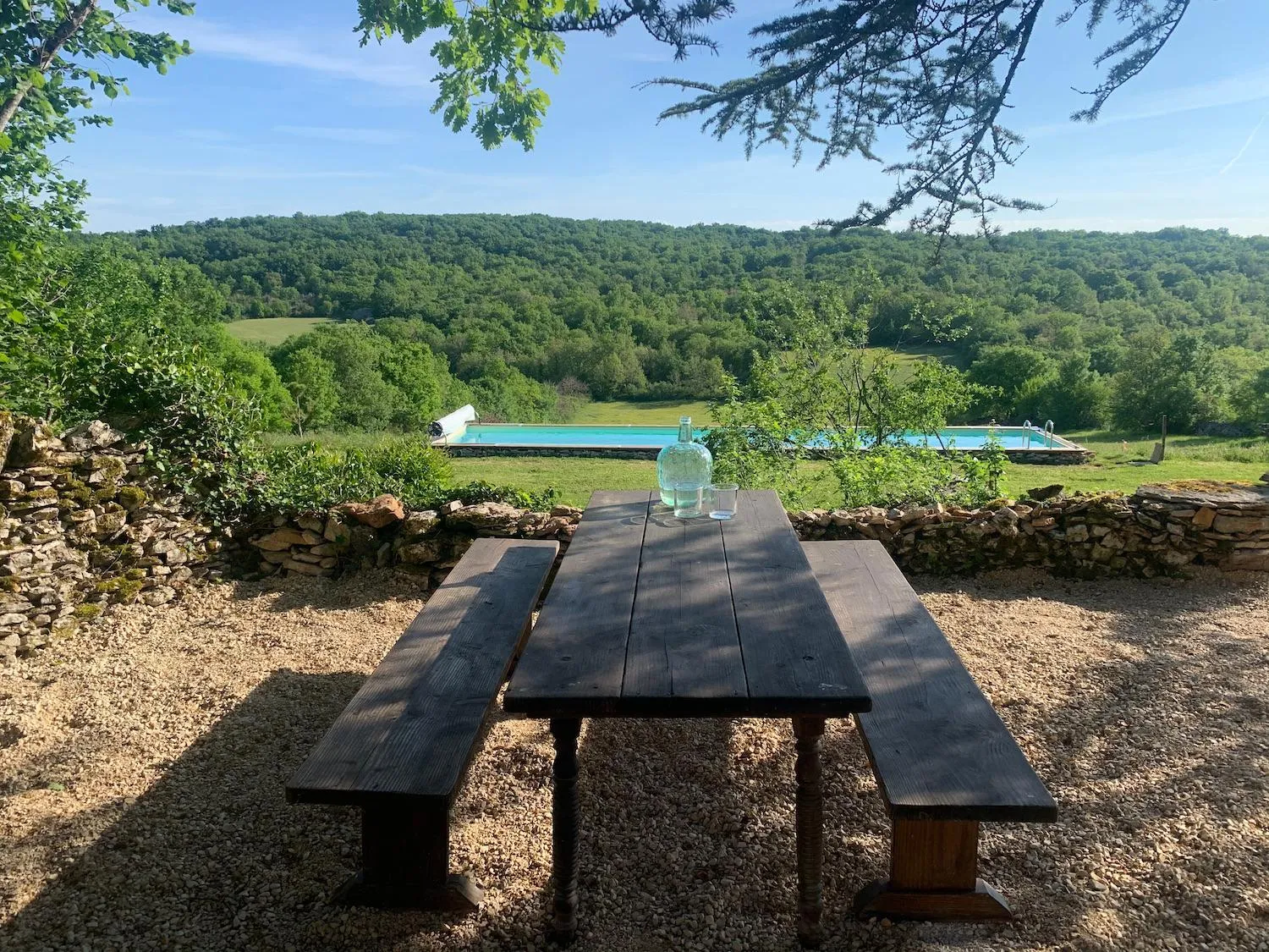 Swimming pool in Chambres d'hôtes Pech Blanc