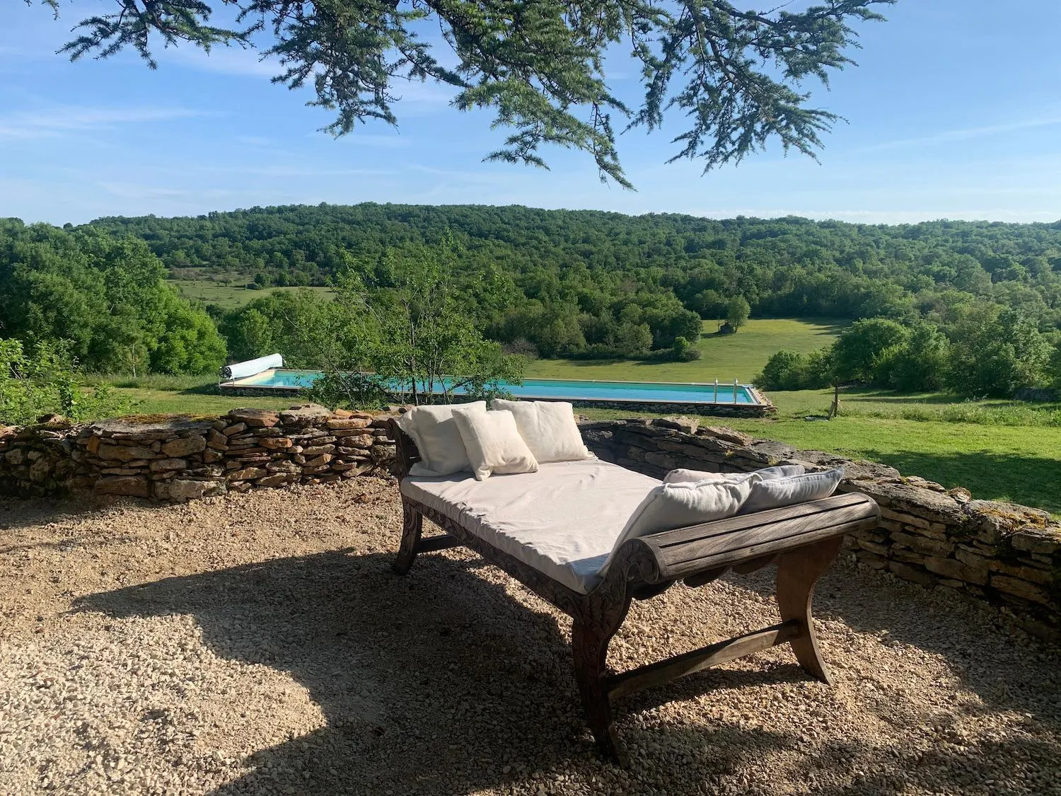 Swimming pool in Chambres d'hôtes Pech Blanc
