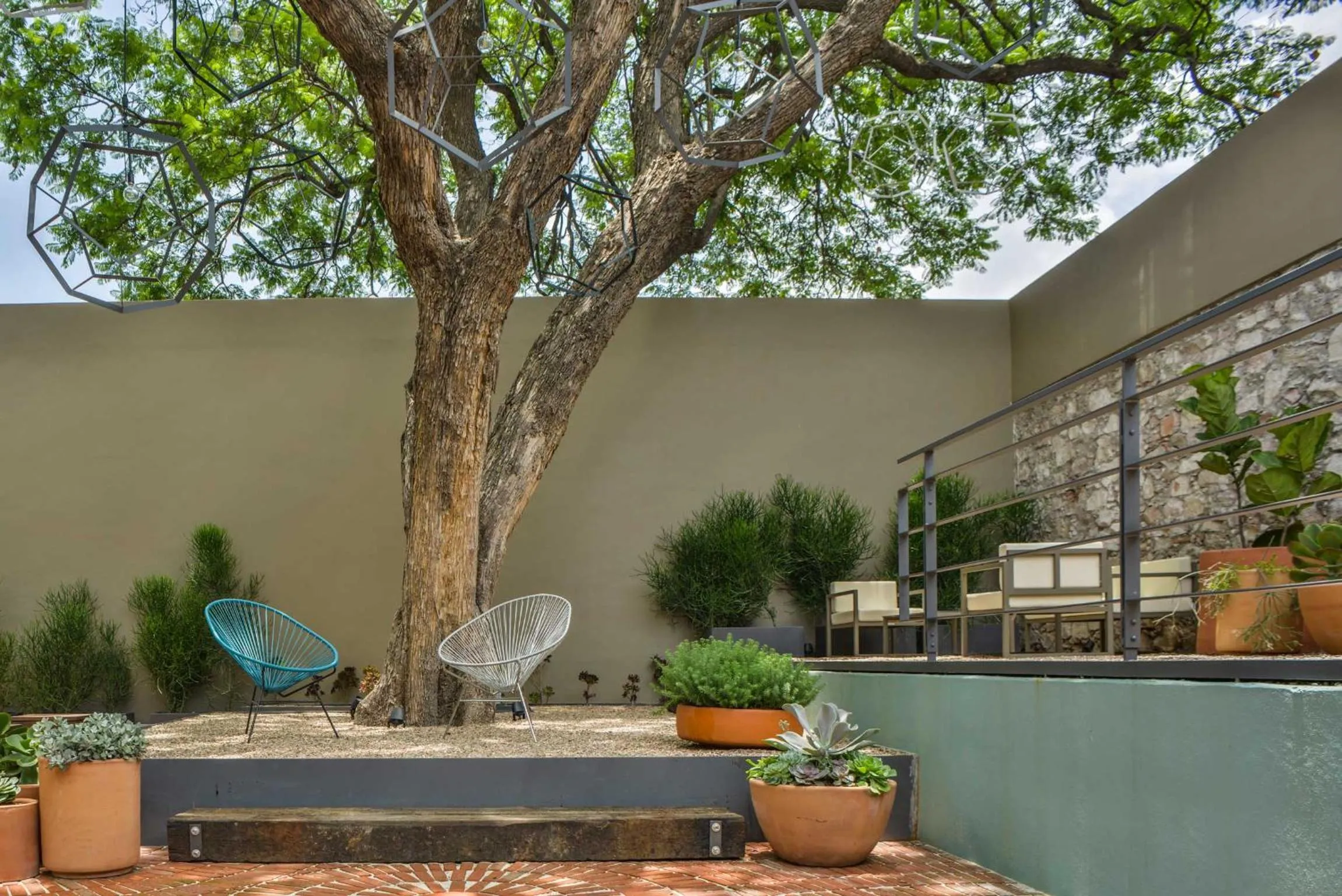 Patio in Hotel Criol