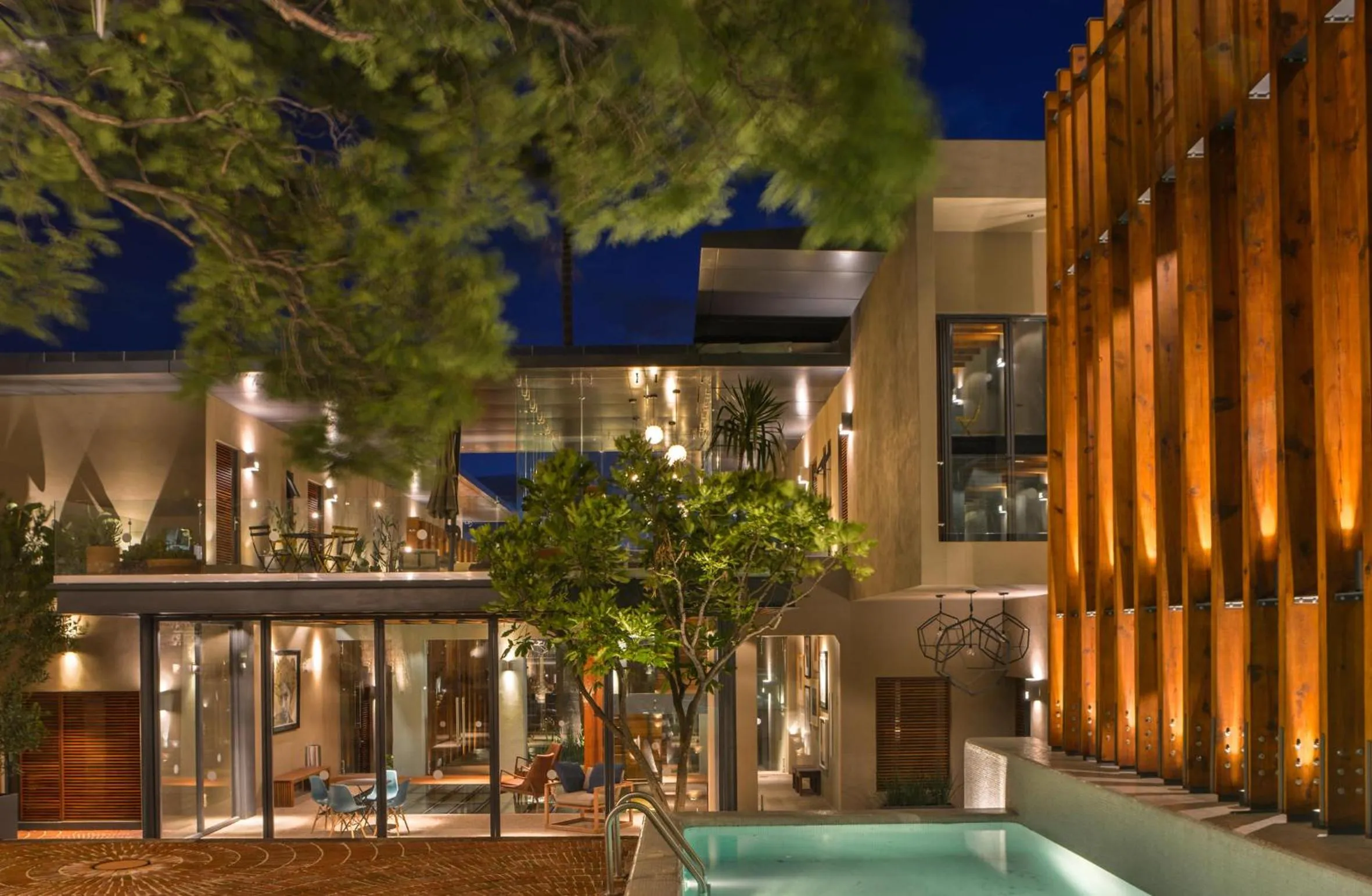 Patio in Hotel Criol