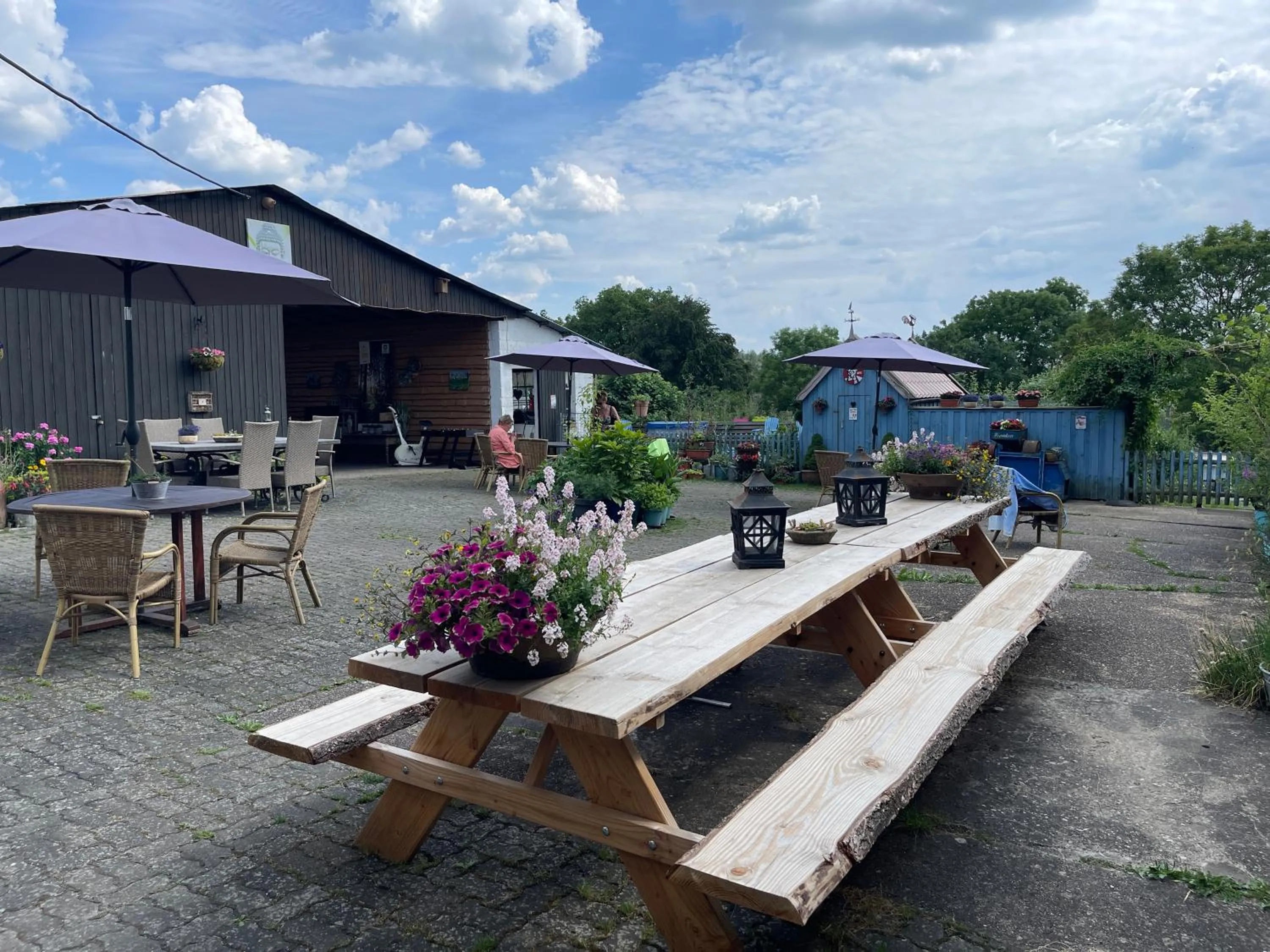 Garden in B&B De Eifelhoeve