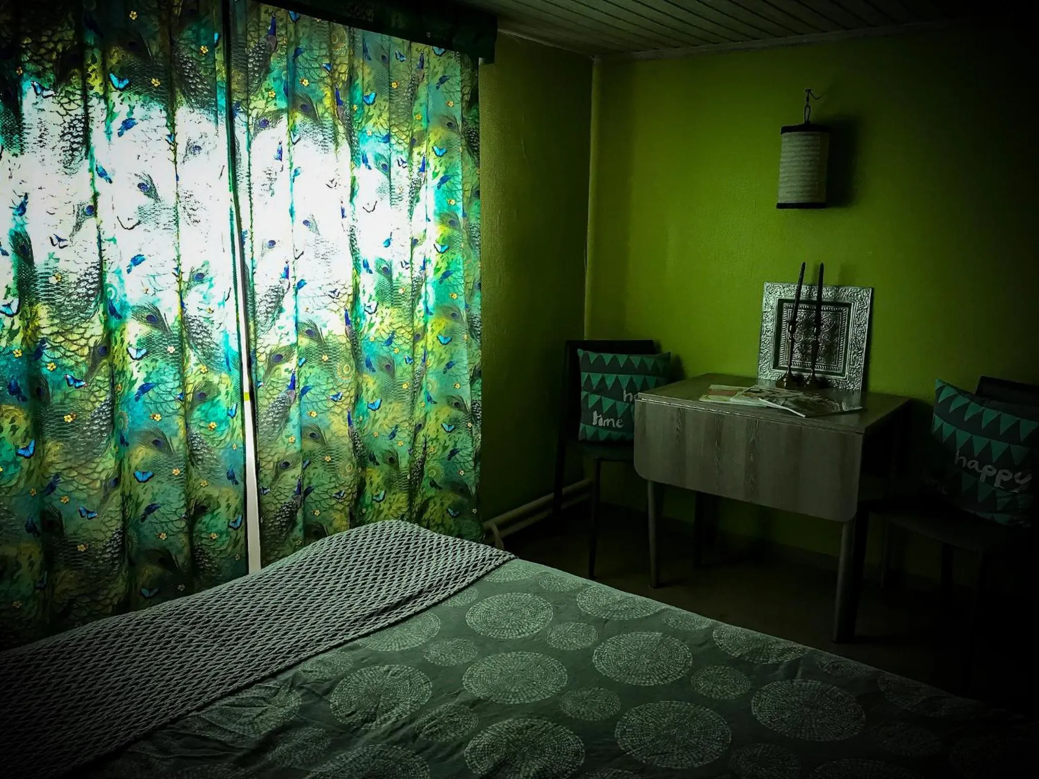 Decorative detail, Bed in B&B De Eifelhoeve