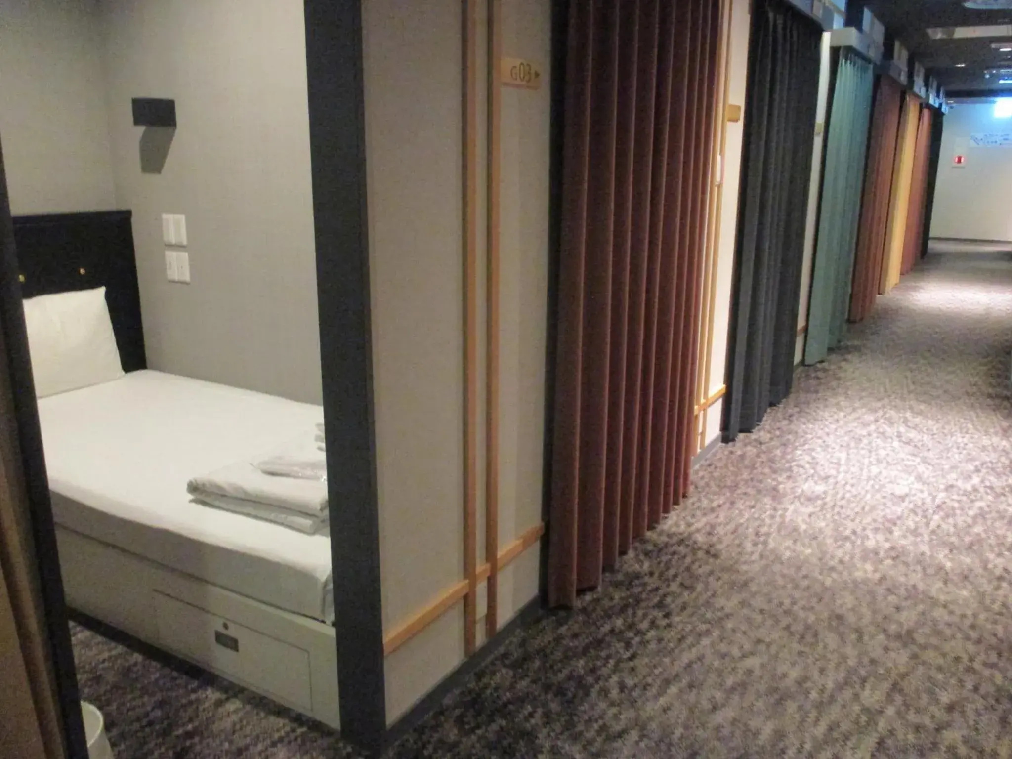 Bed in Hotel M Matsumoto