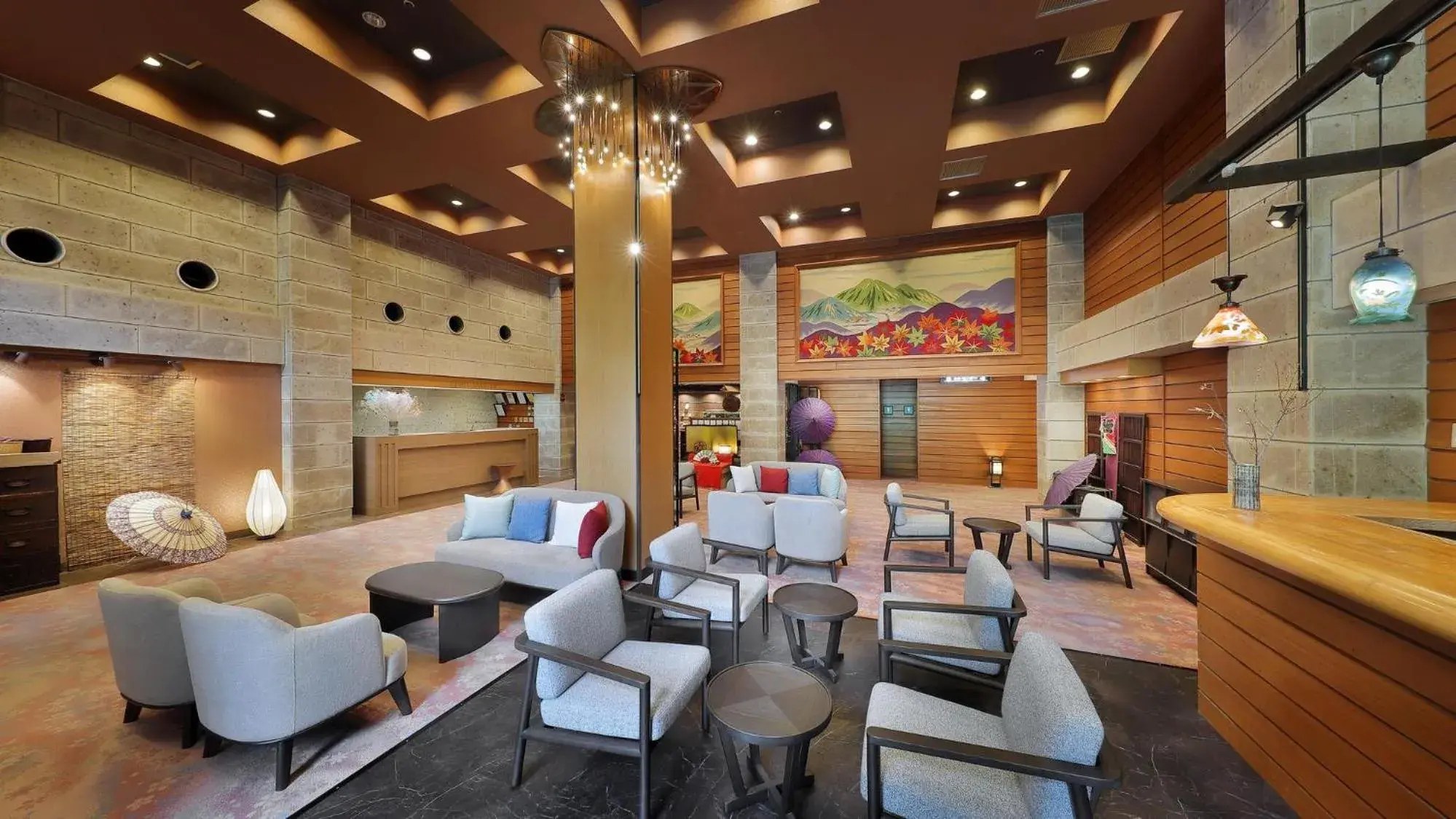 Lobby or reception in Tsuganoki Lobby or reception in Tsuganoki