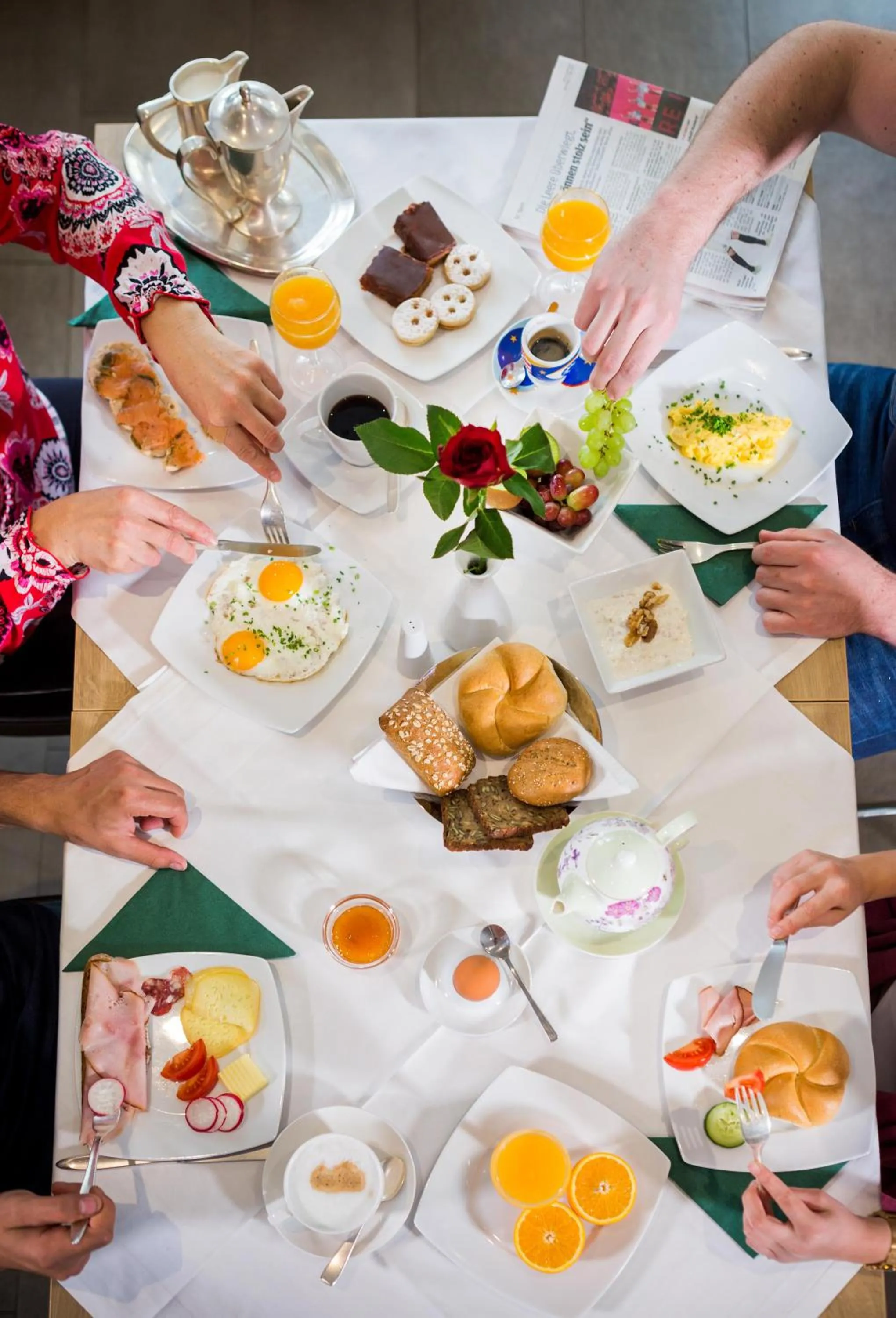 Breakfast in Hotel Garni Sohler