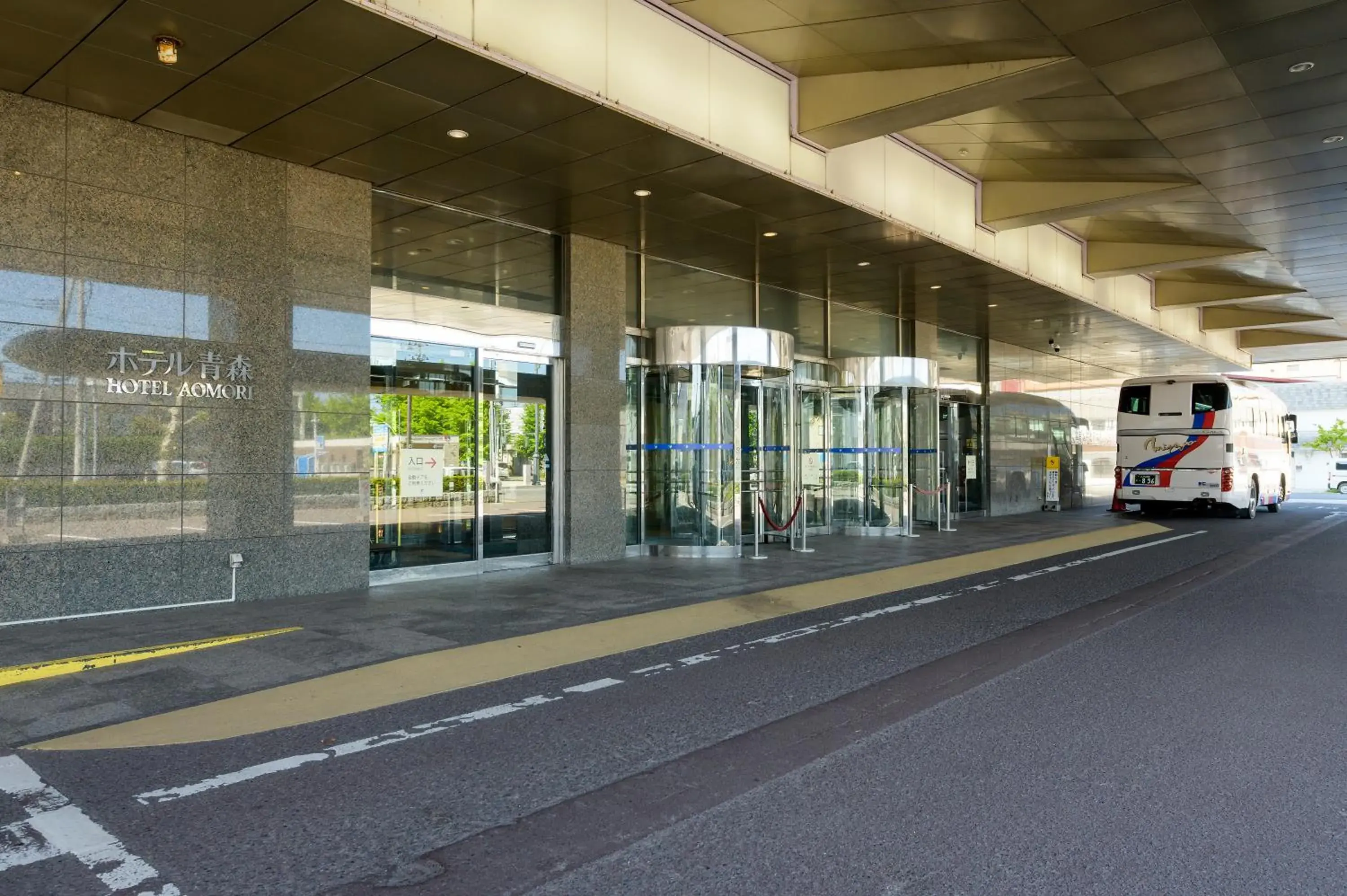Facade/entrance in Hotel Aomori Facade/entrance in Hotel Aomori