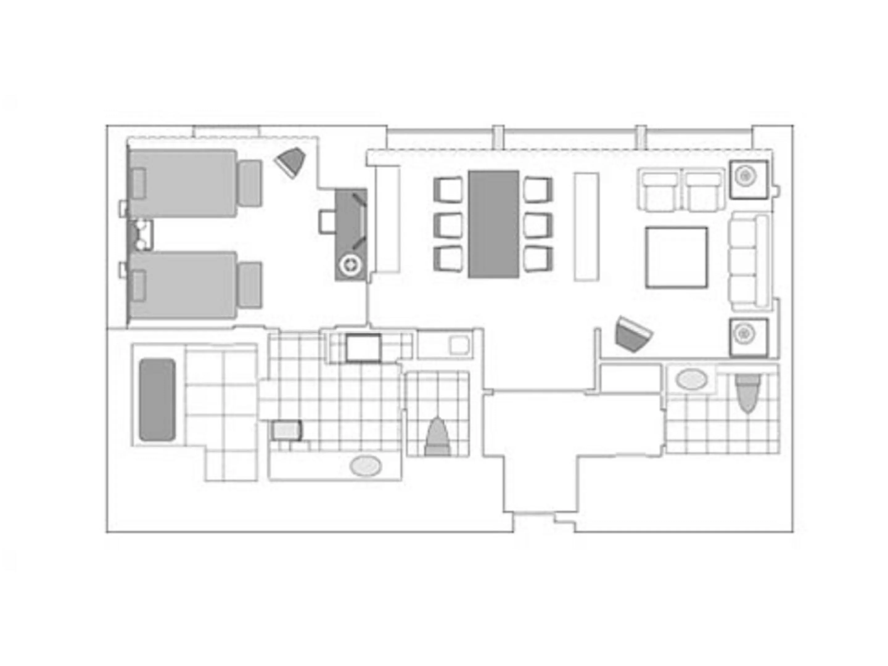 Photo of the whole room in Hotel Aomori