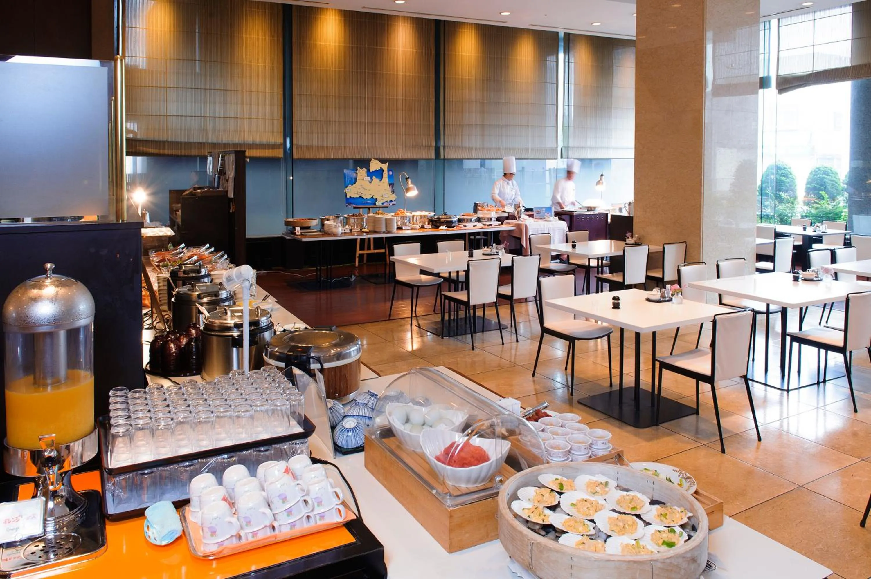 Buffet breakfast in Hotel Aomori