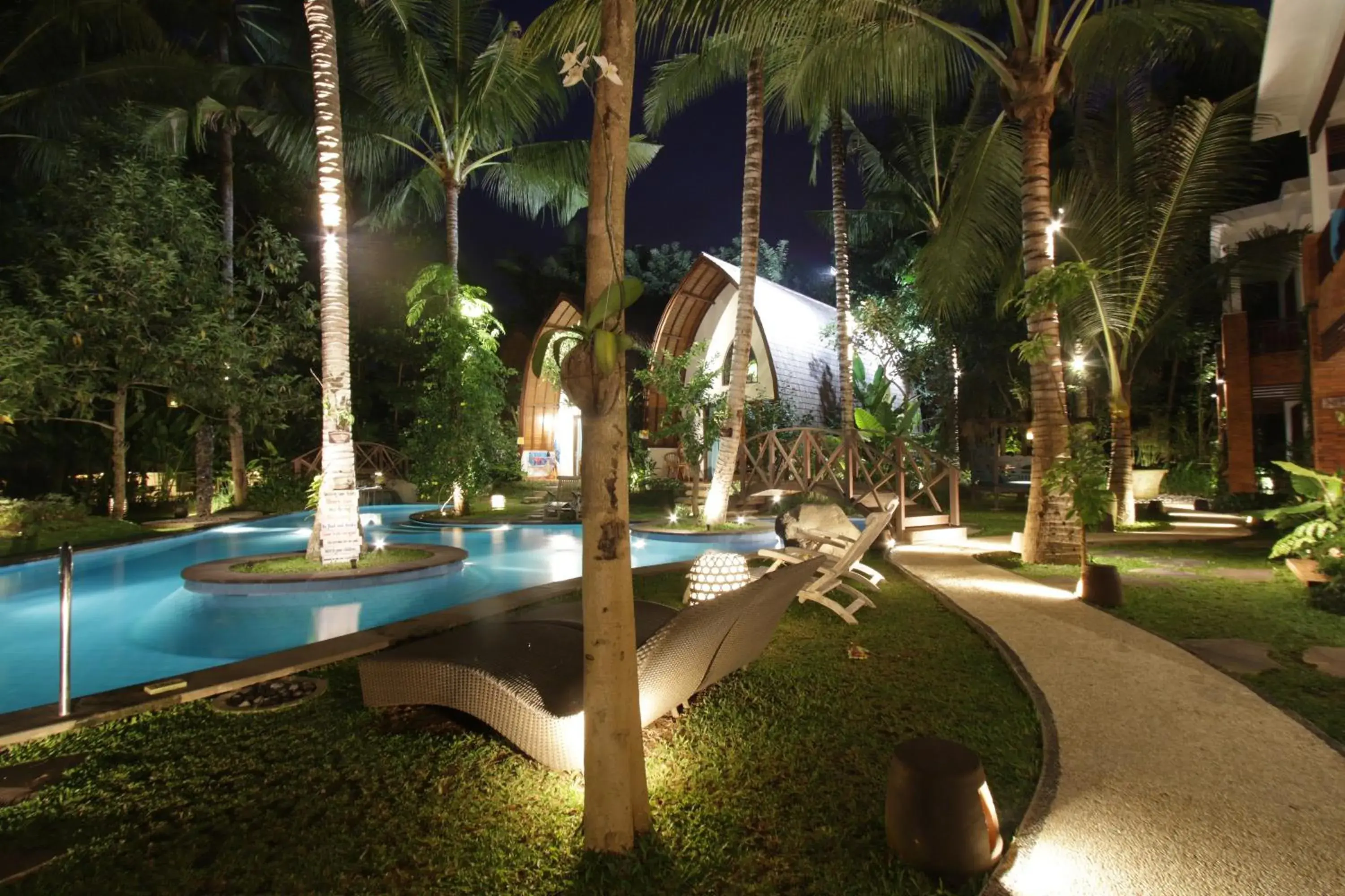 Garden view in Green Bird Villa Garden view in Green Bird Villa