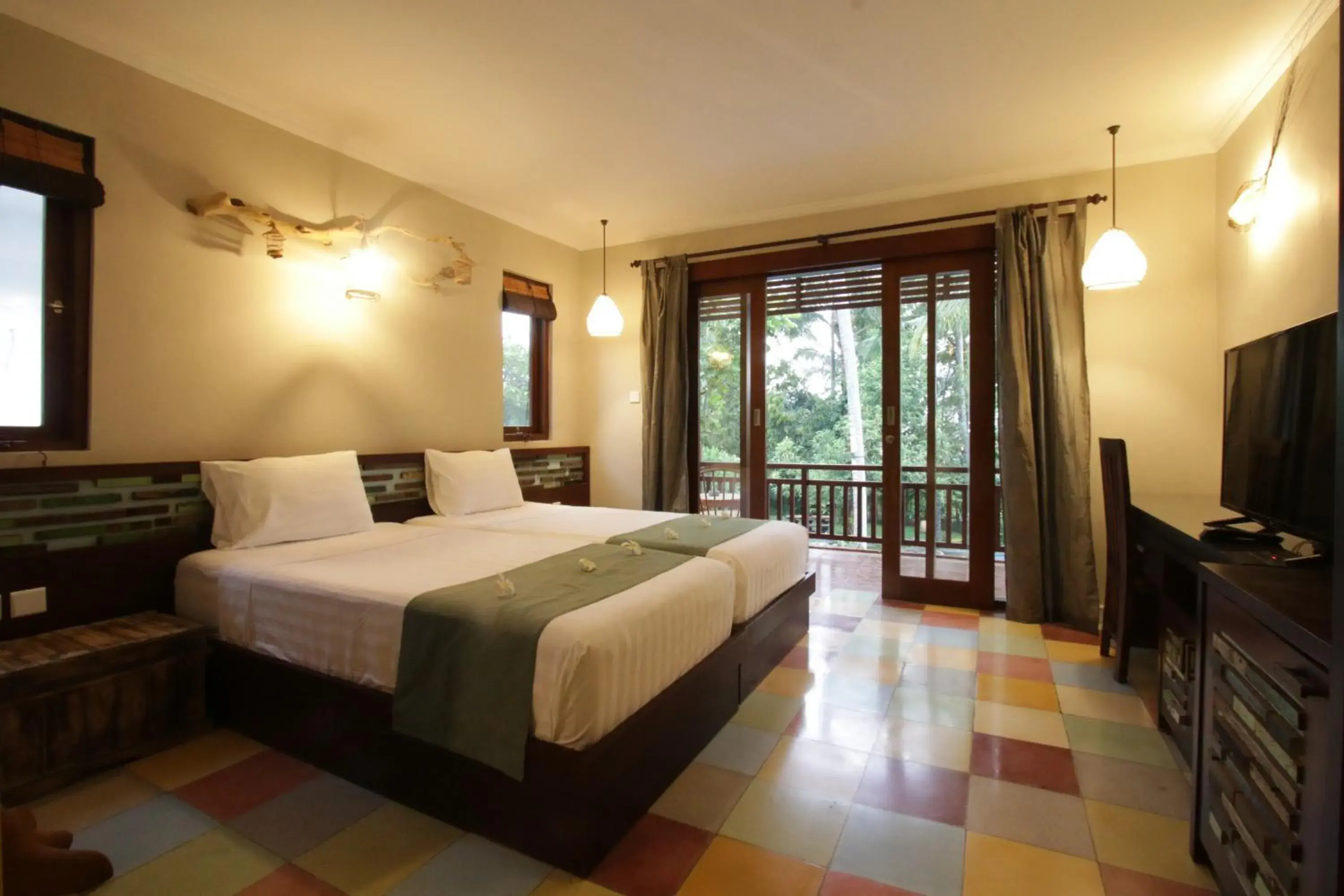 Deluxe Twin Room in Green Bird Villa Deluxe Twin Room in Green Bird Villa