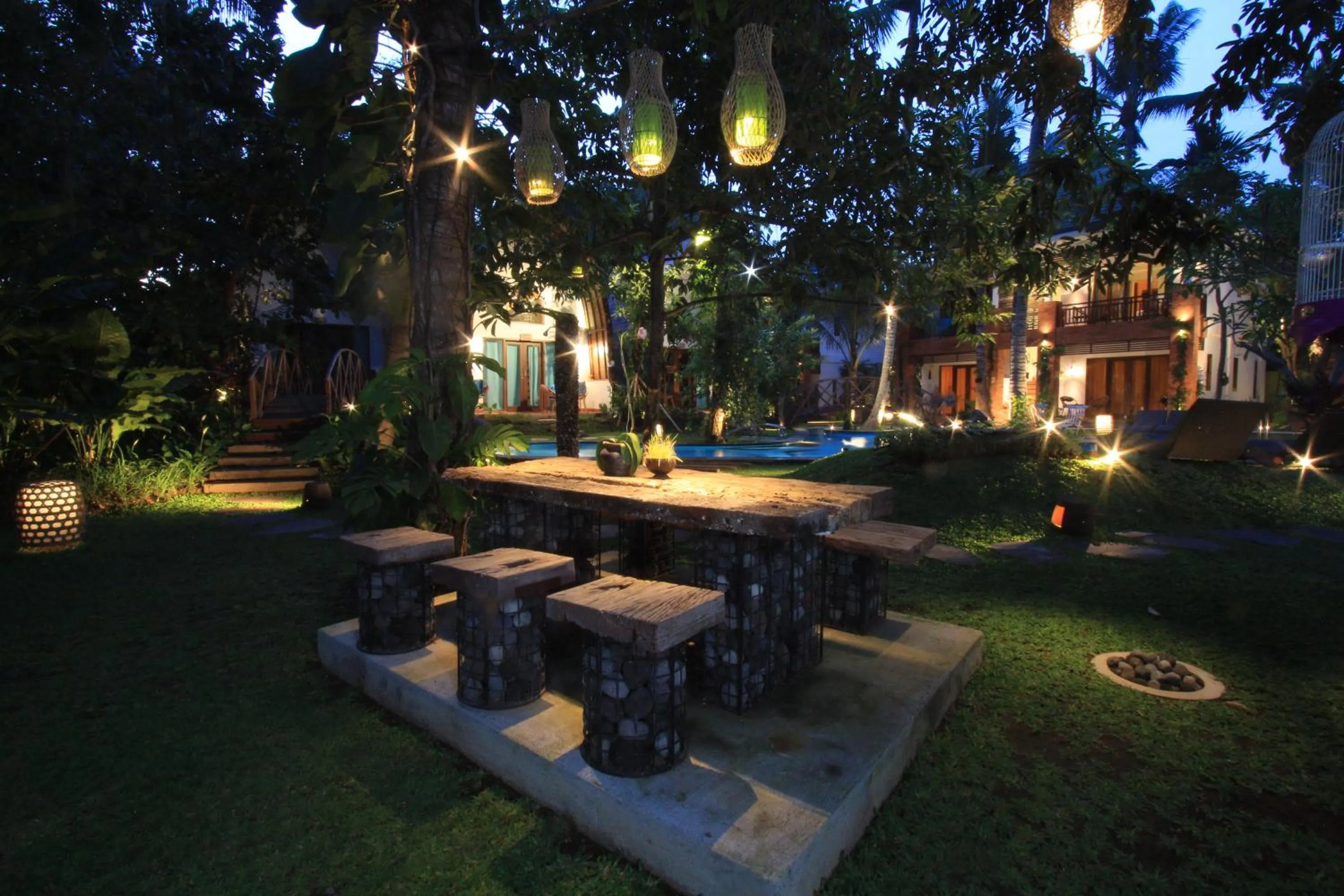 Garden view in Green Bird Villa