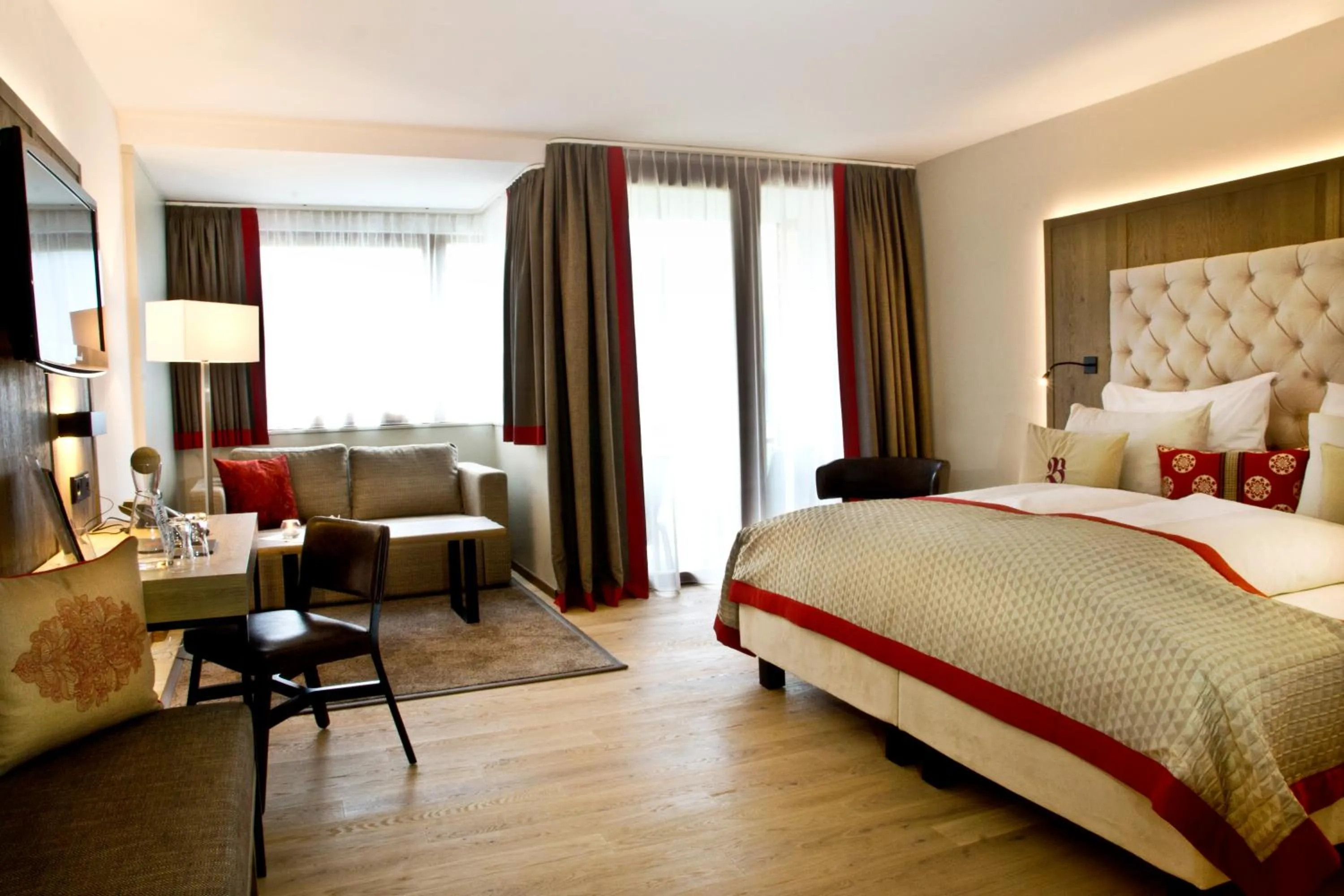 Decorative detail, Bed in Sport-Wellnesshotel Bichlhof