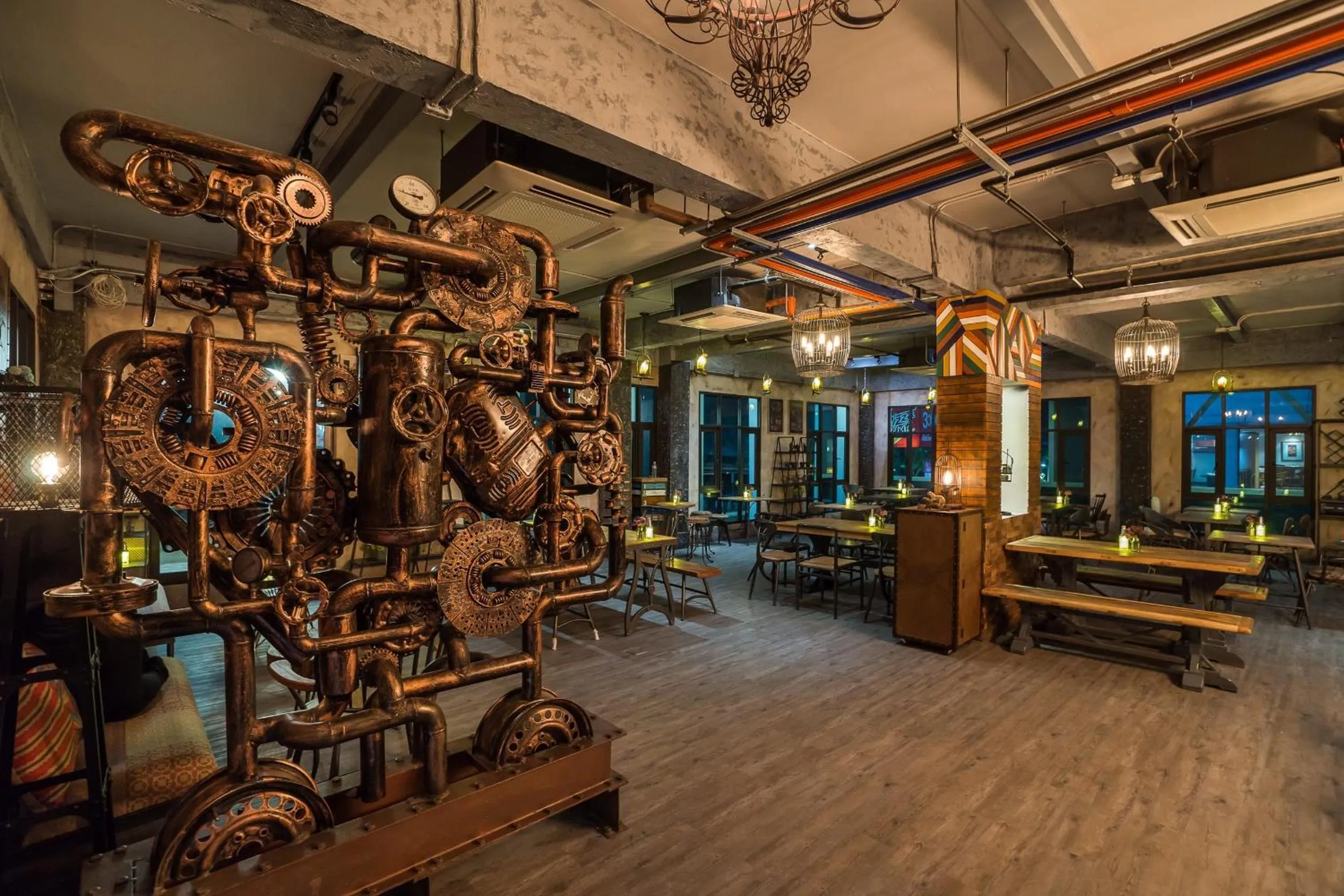 Decorative detail in Nonze Hostel