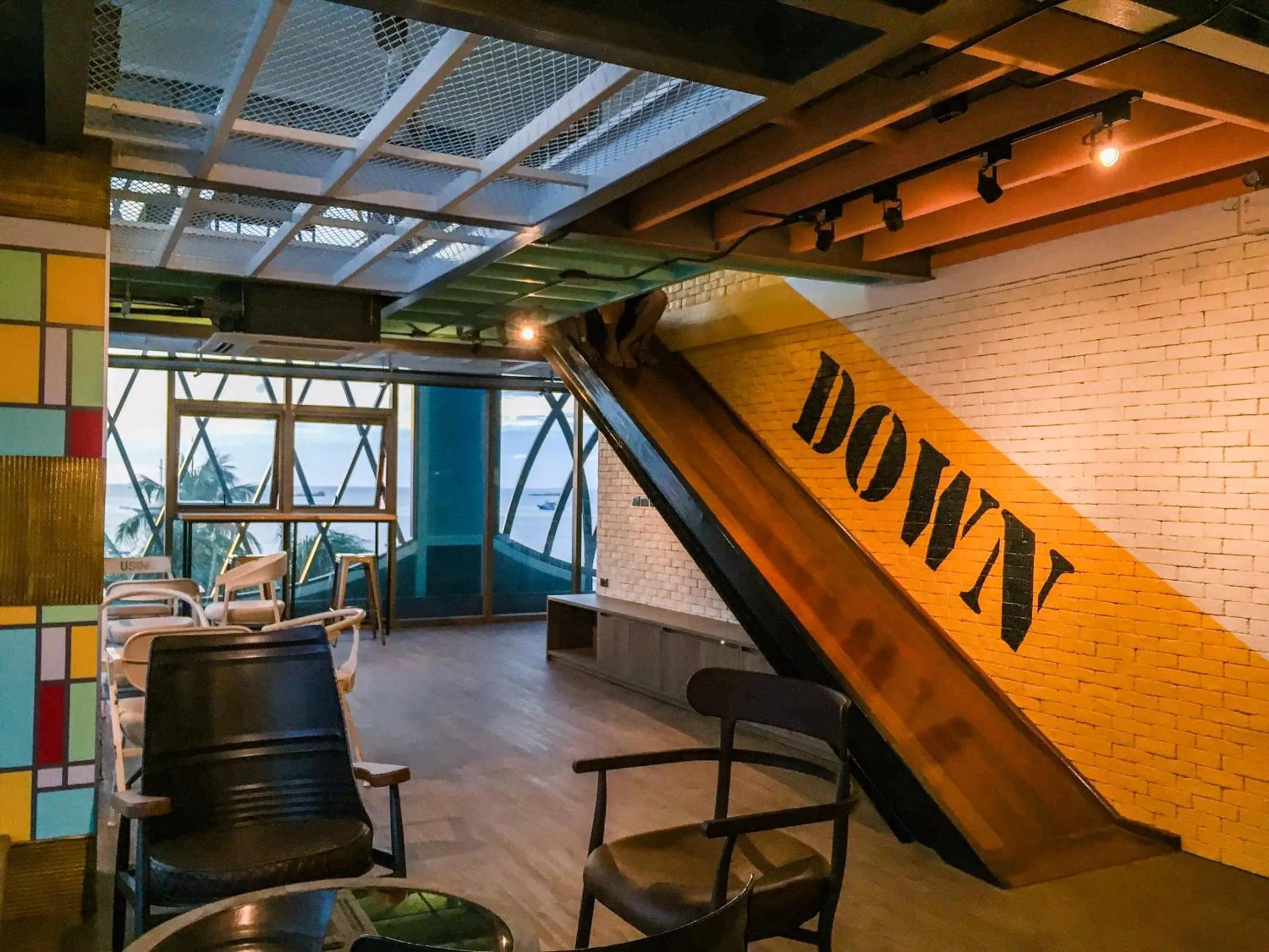 Decorative detail in Nonze Hostel