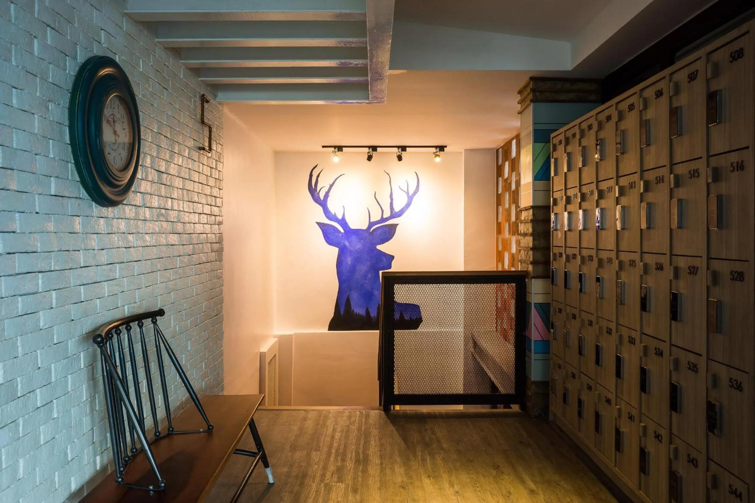 Decorative detail in Nonze Hostel