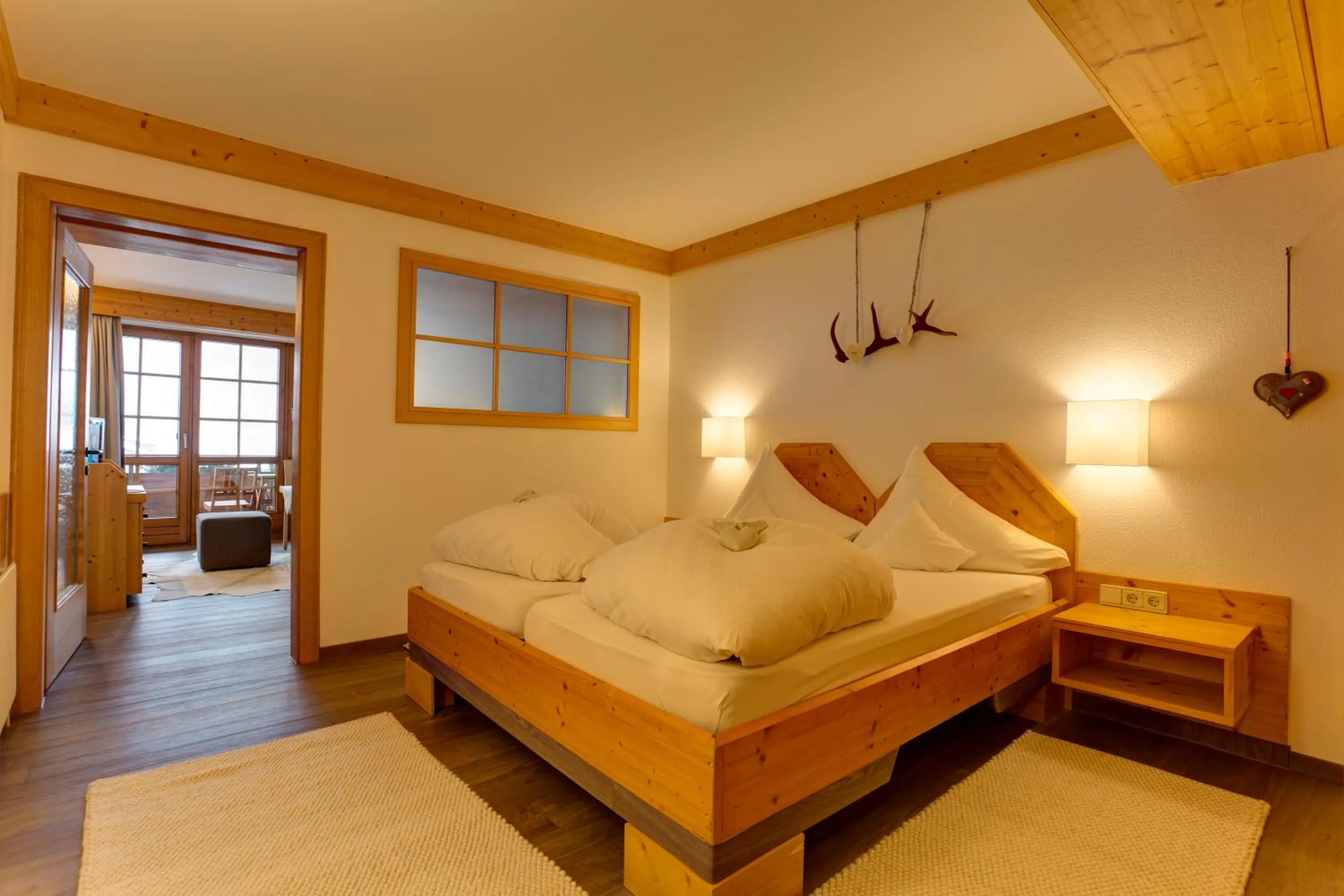 Bed in AmDorfplatzSuites B&B- Adultsfriendly