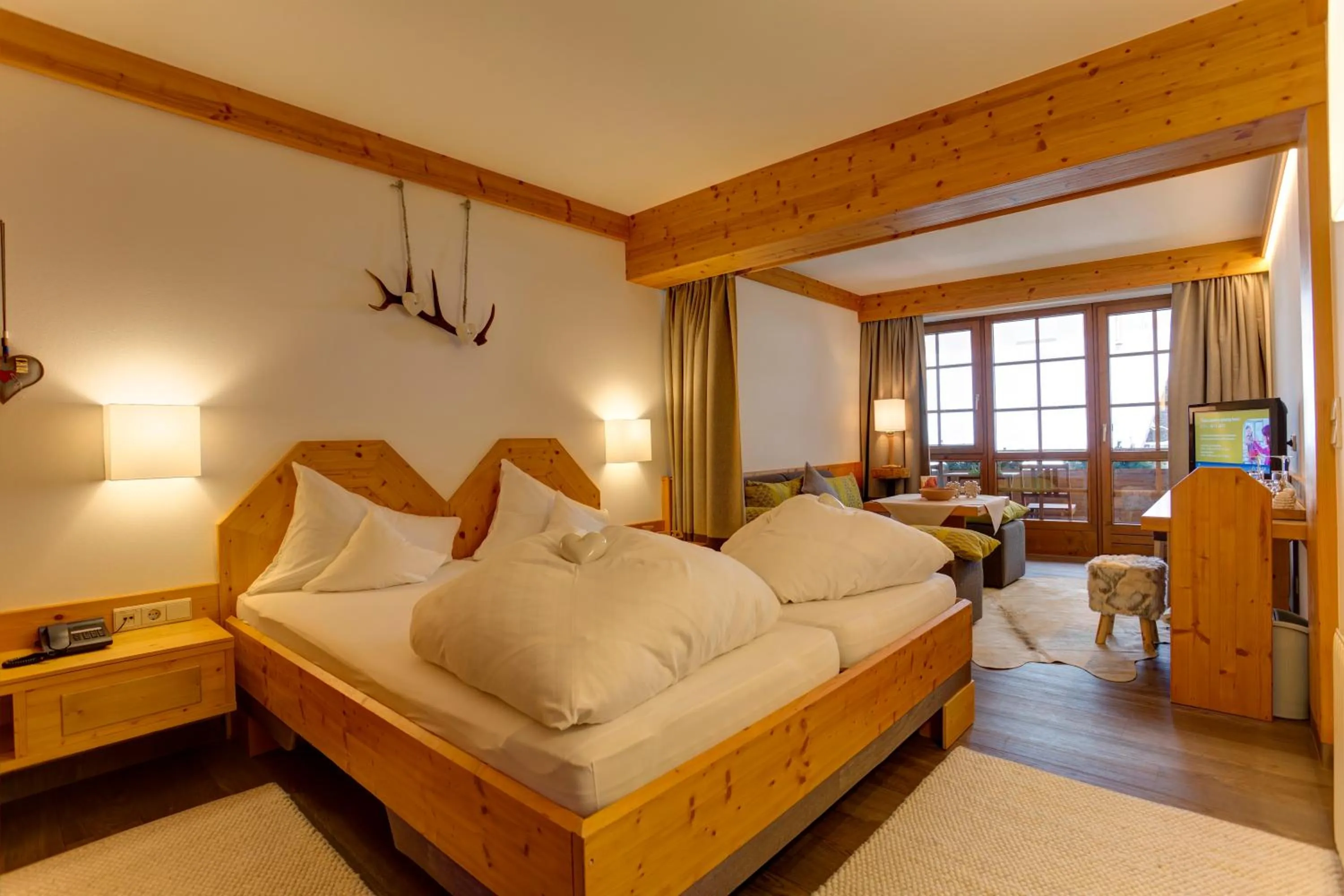 Bed in AmDorfplatzSuites B&B- Adultsfriendly