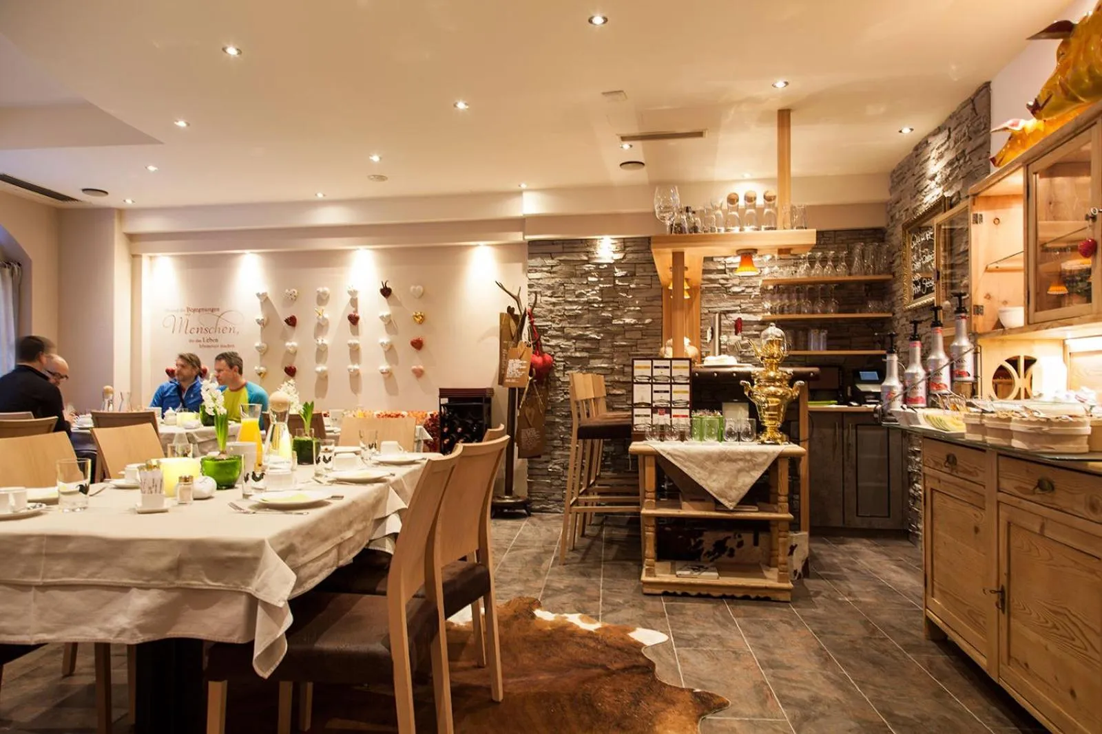 Buffet breakfast in AmDorfplatzSuites B&B- Adultsfriendly