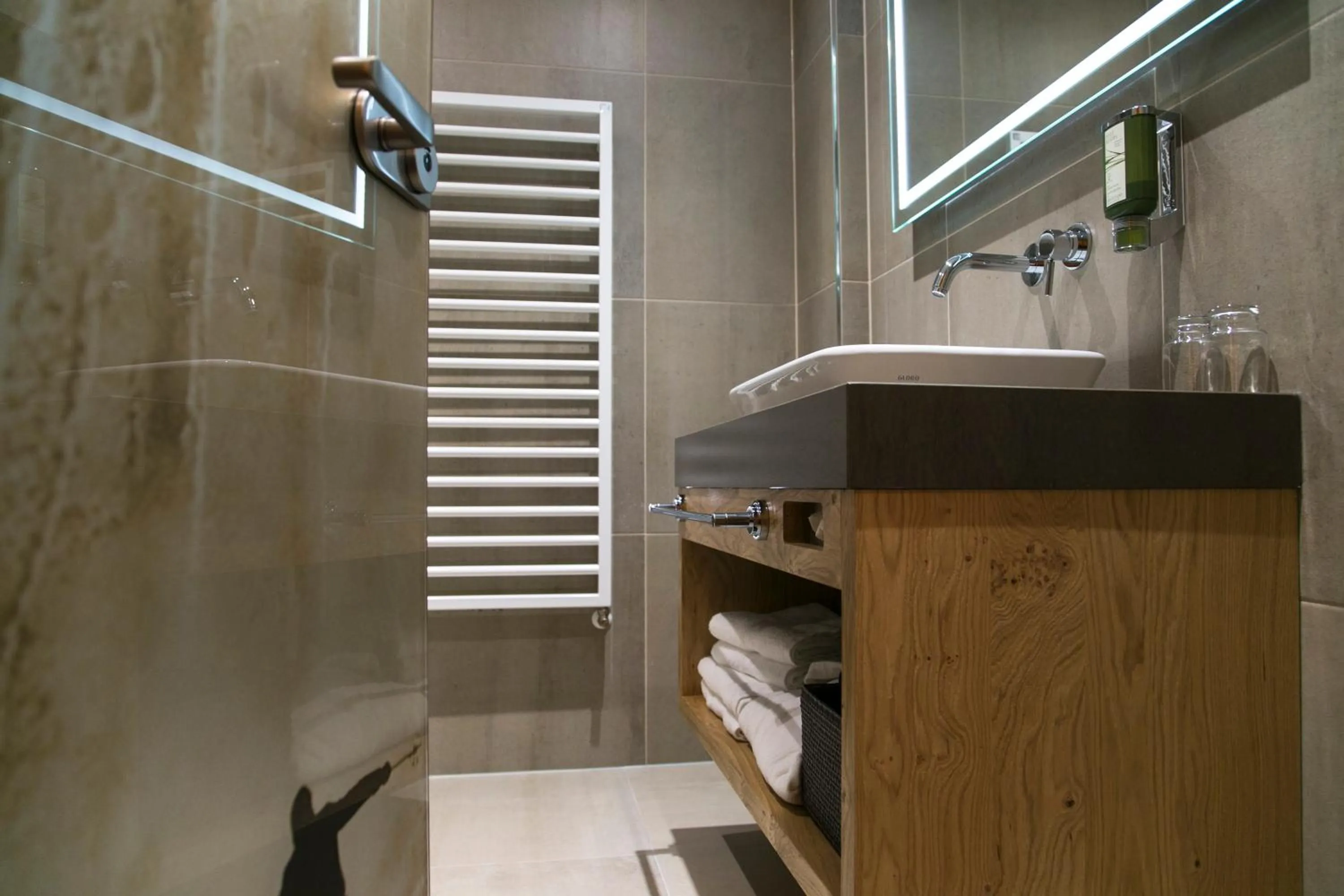 Bathroom in AmDorfplatzSuites B&B- Adultsfriendly