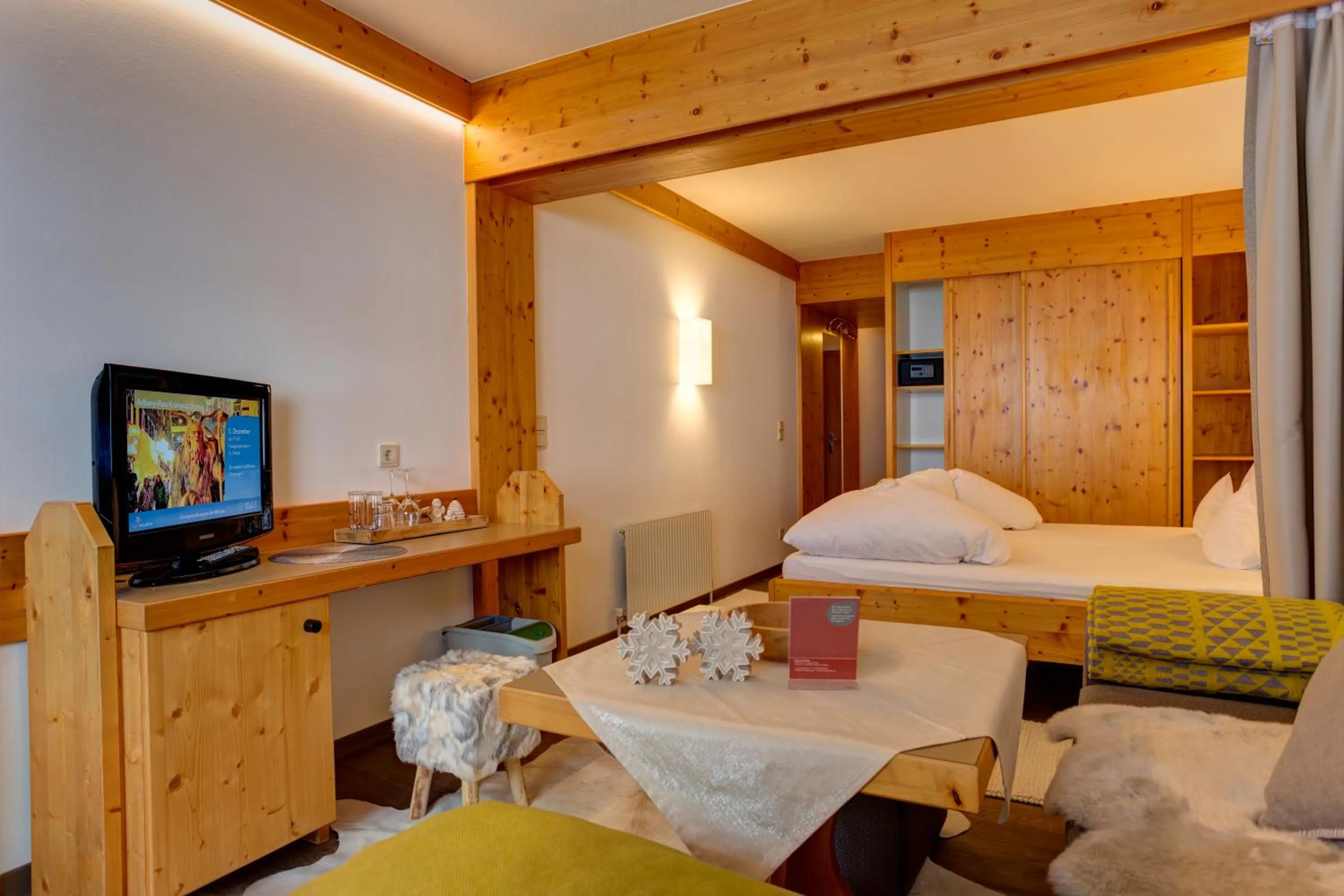 Bed in AmDorfplatzSuites B&B- Adultsfriendly