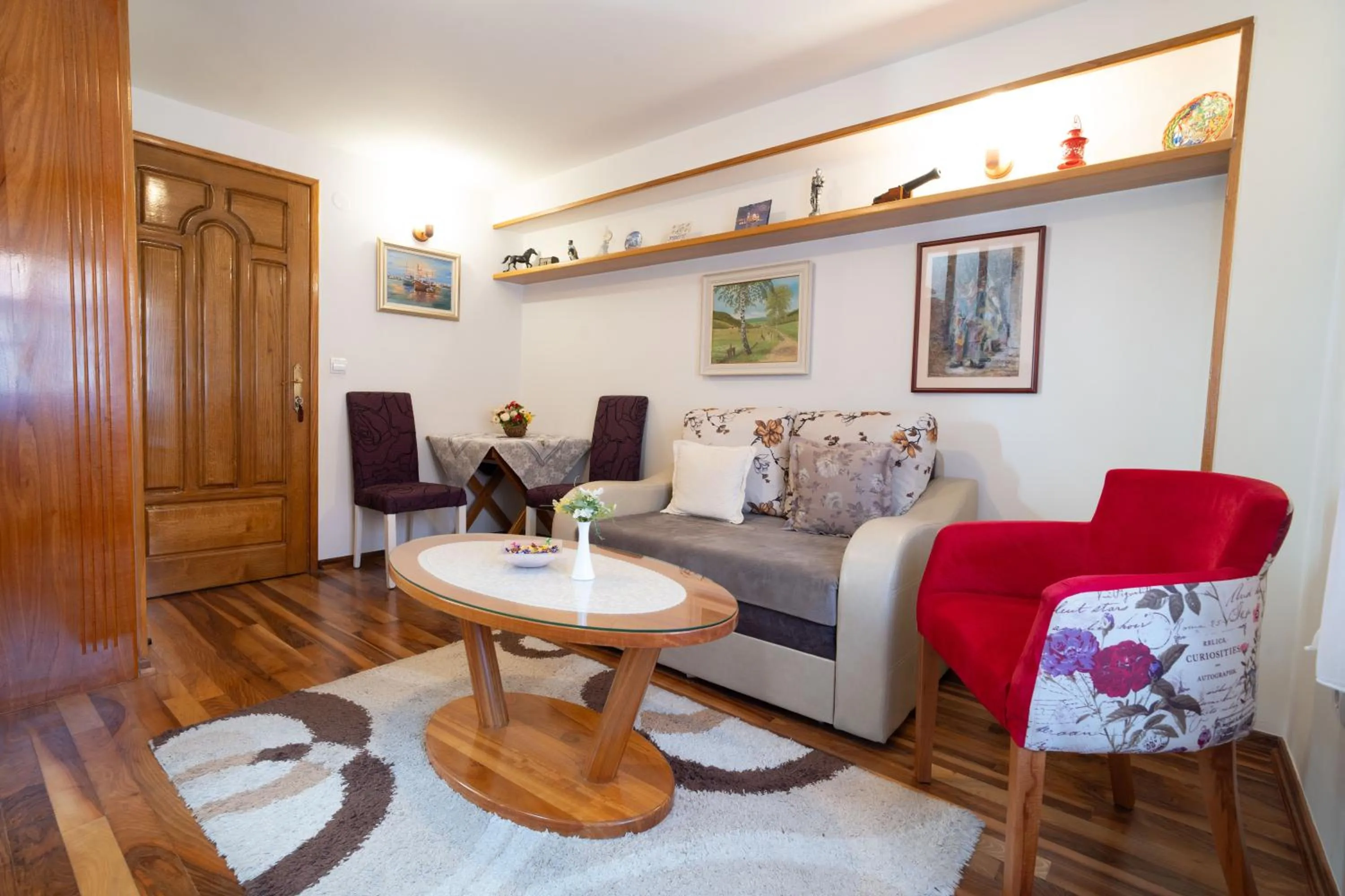 Living room in Studios Belvi