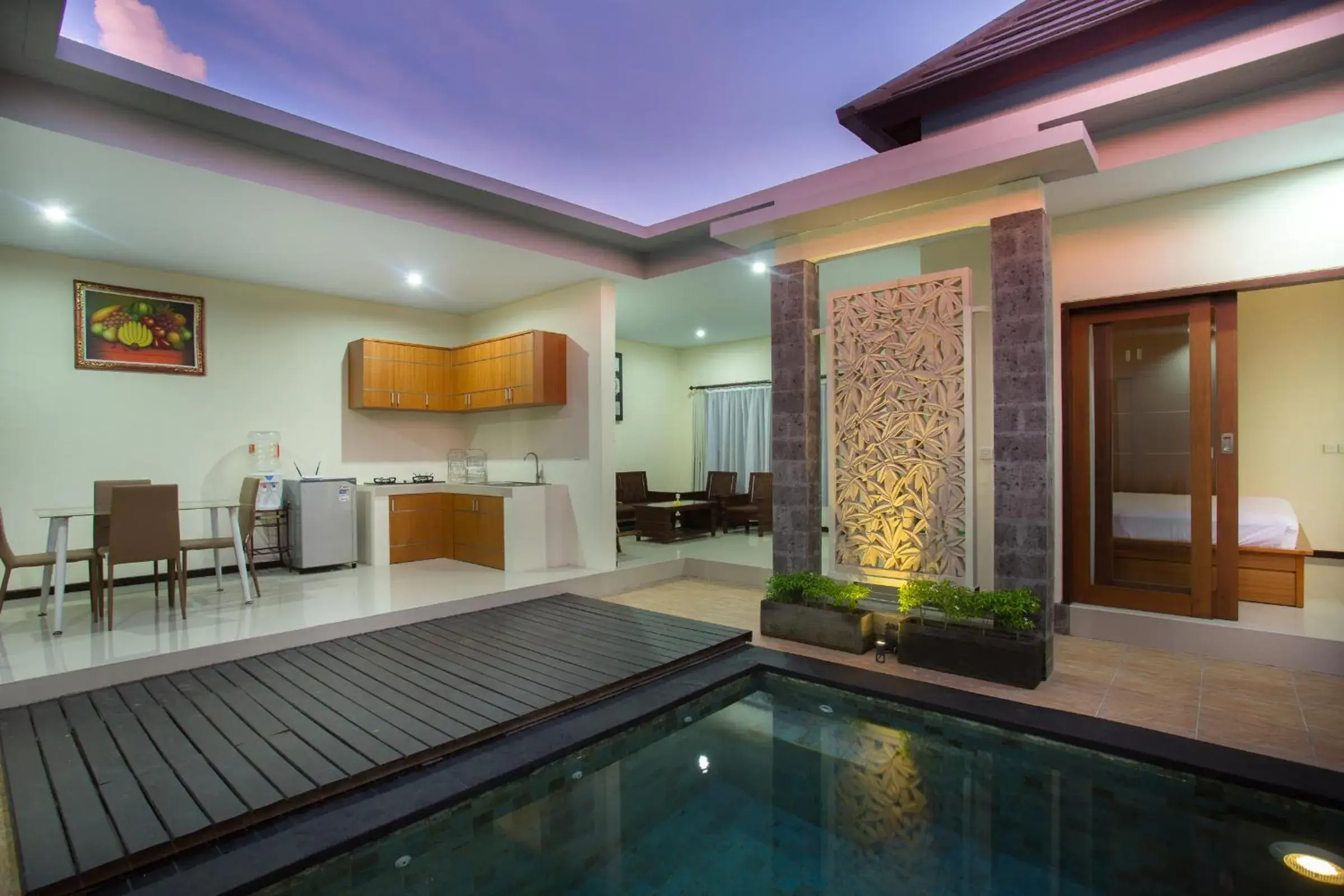 Pool view in The Bagus Pool view in The Bagus