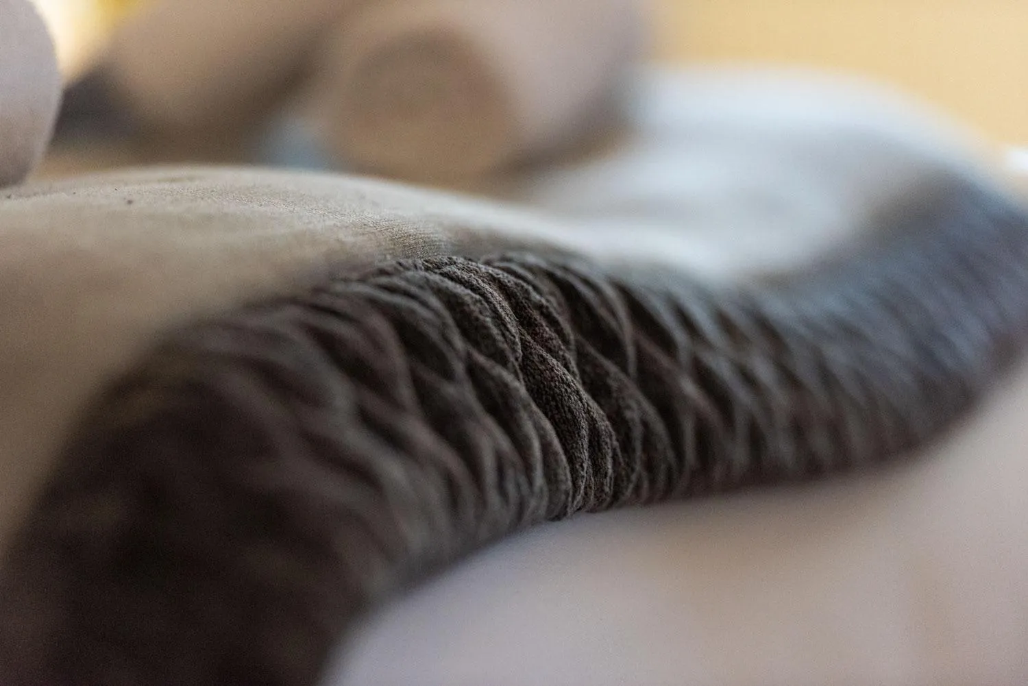 Decorative detail, Bed in Garni Das SONNALP