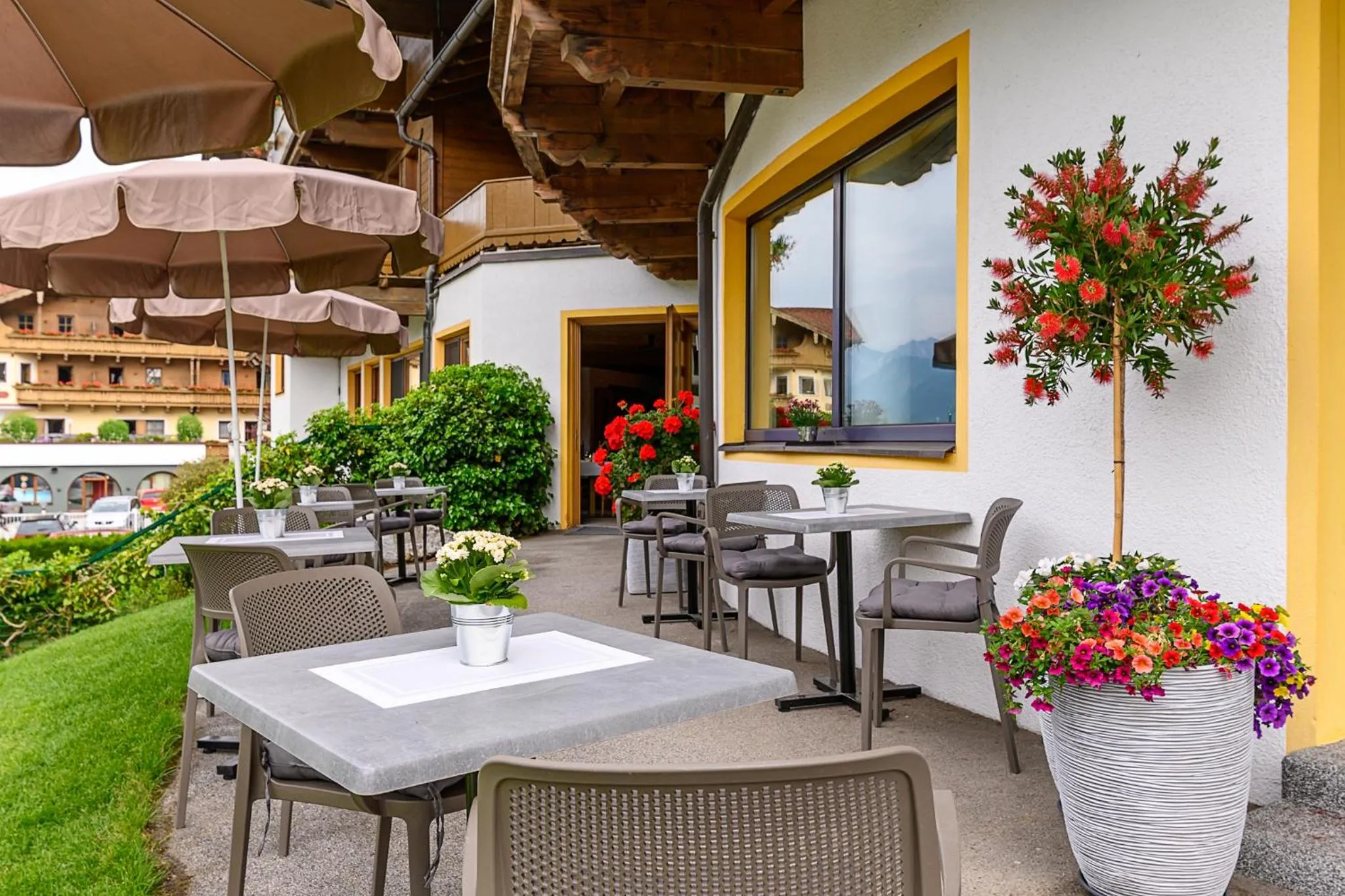 Balcony/Terrace in Garni Das SONNALP