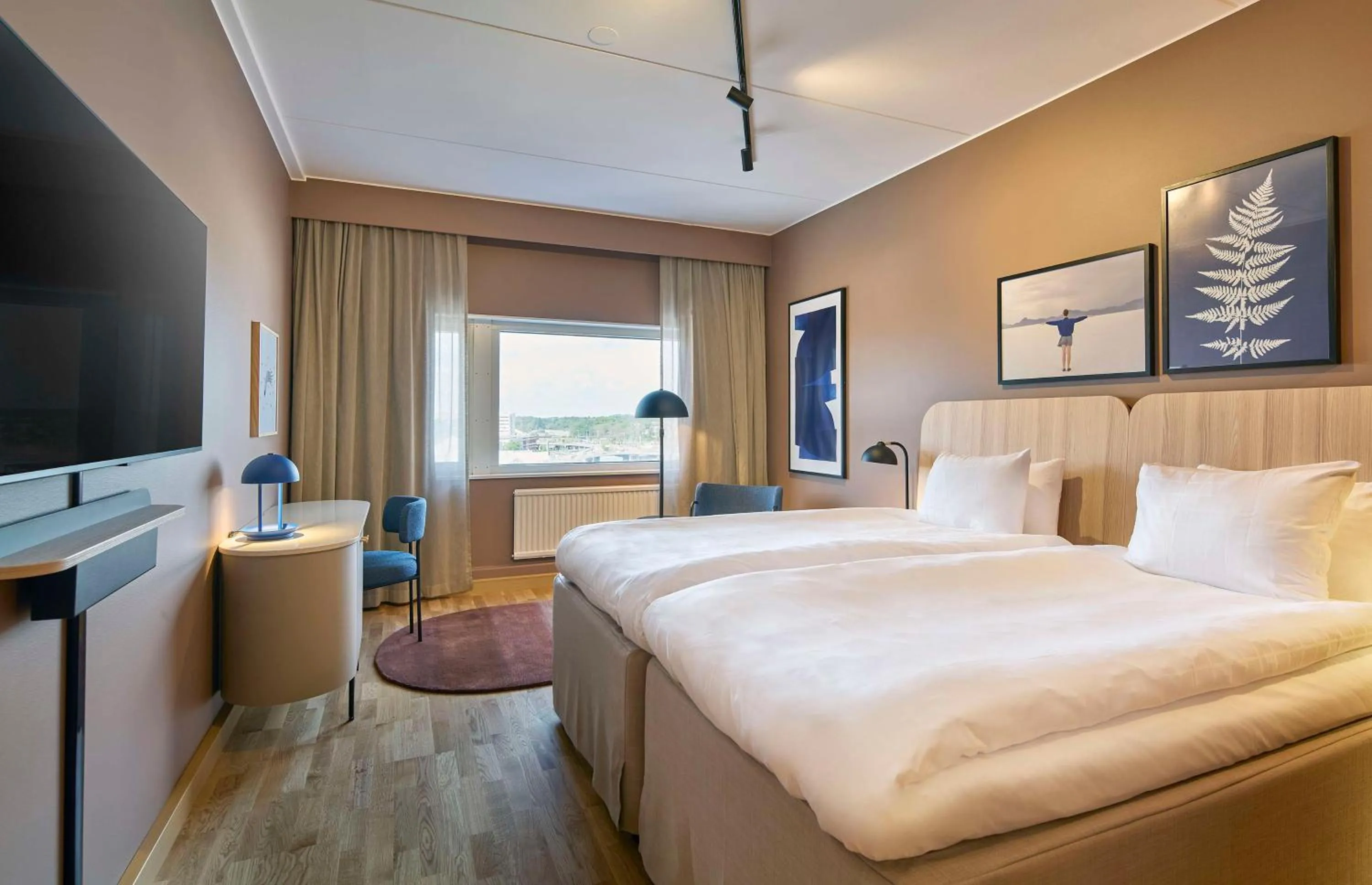 Bedroom, Bed in Scandic Södra Kajen