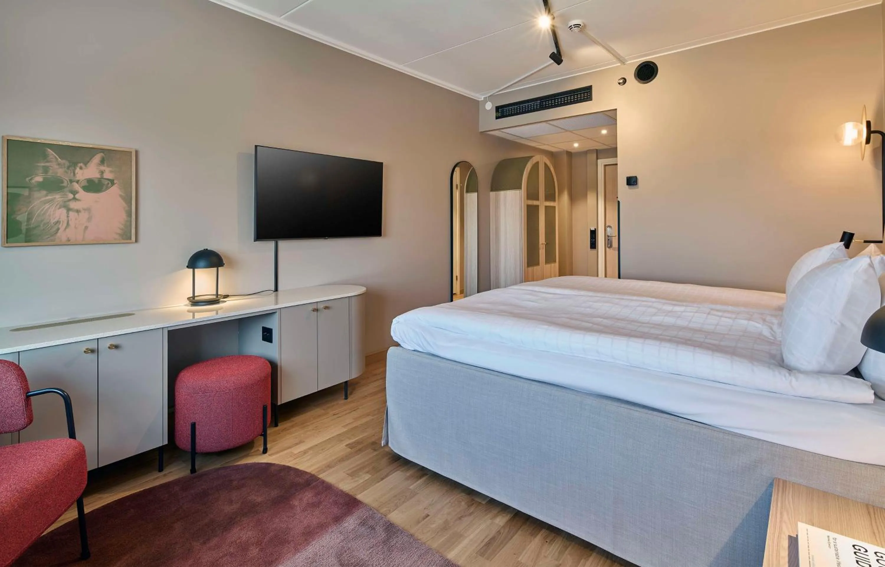 Bedroom, Bed in Scandic Södra Kajen