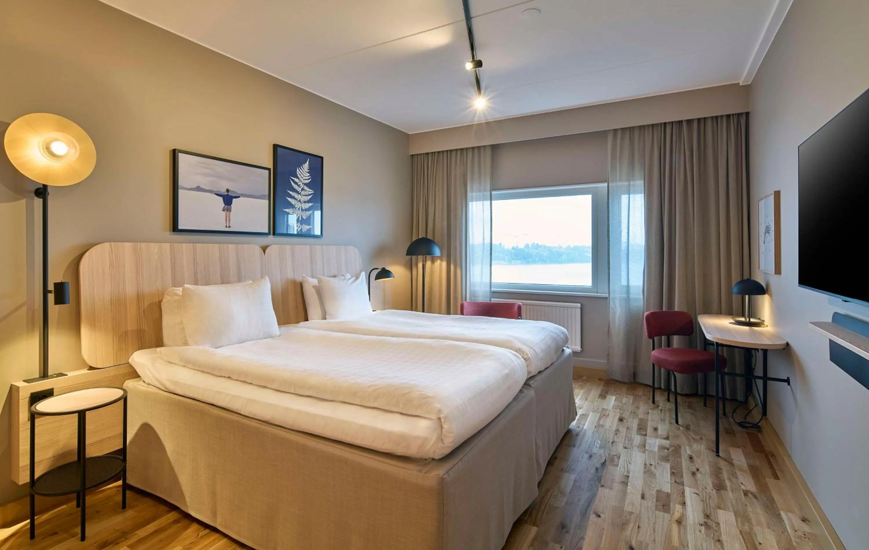 Bedroom, Bed in Scandic Södra Kajen