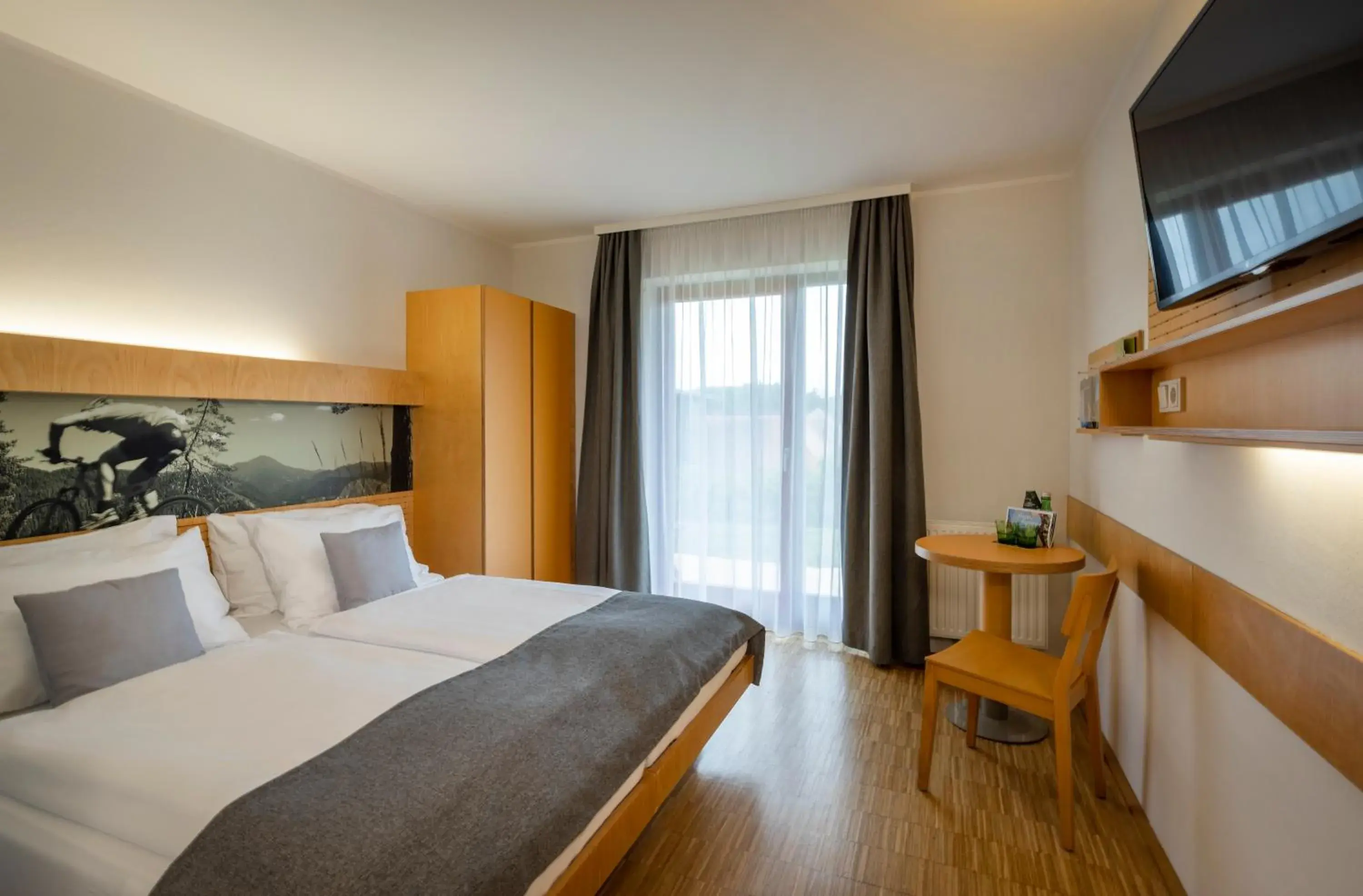 Double Room with Balcony in JUFA Hotel Deutschlandsberg Double Room with Balcony in JUFA Hotel Deutschlandsberg