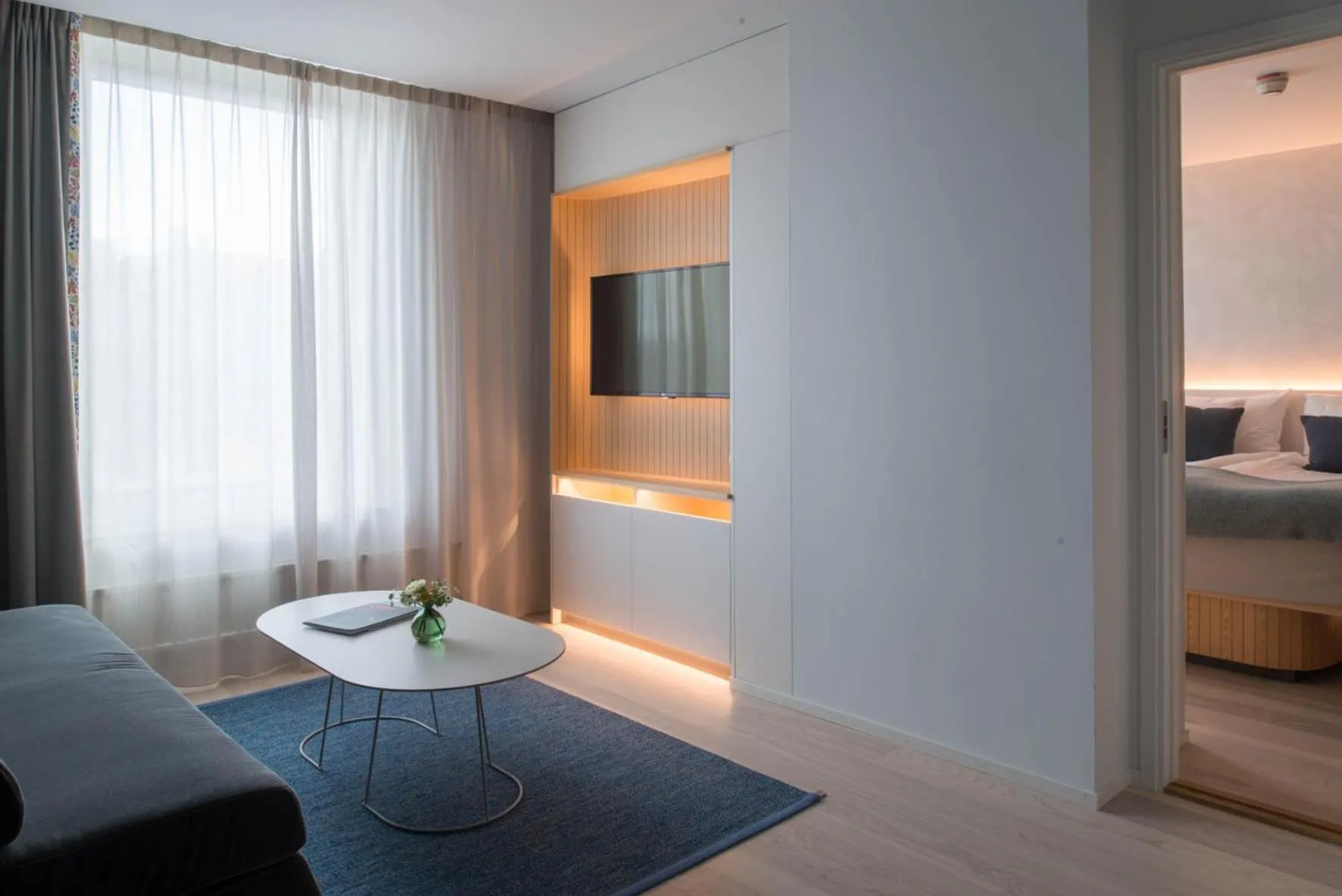 TV and multimedia, Bed in Nordic Light Hotel