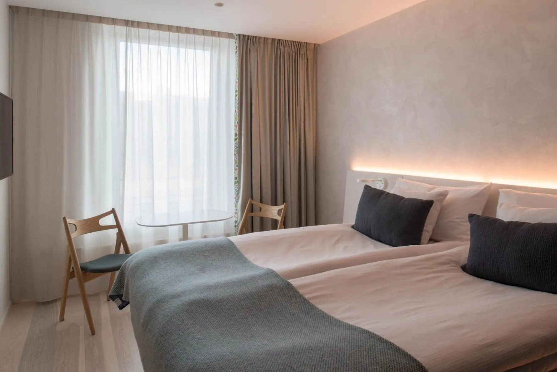 Bed in Nordic Light Hotel