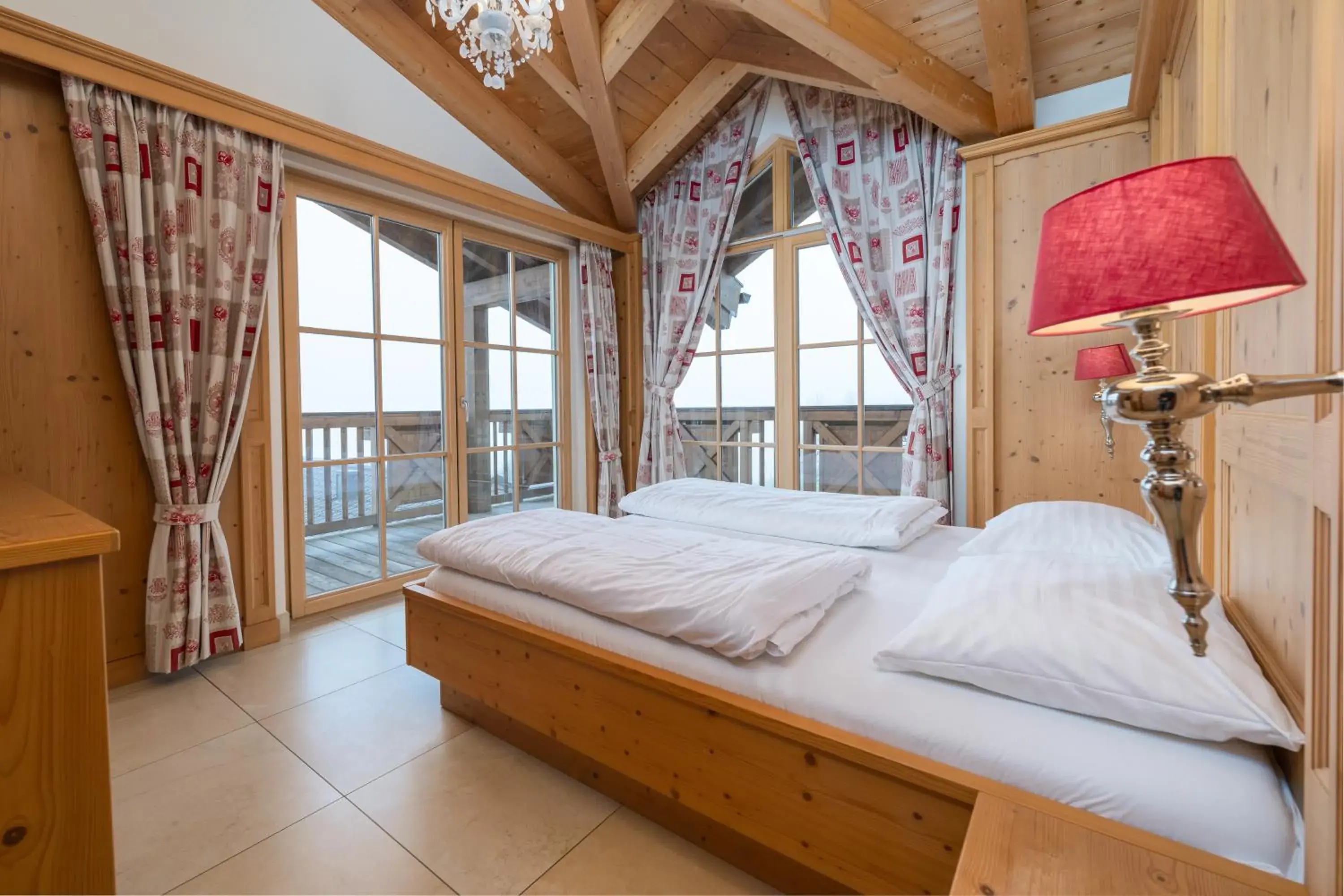 Bed in AvenidA Panorama Chalet by Alpin Rentals Bed in AvenidA Panorama Chalet by Alpin Rentals