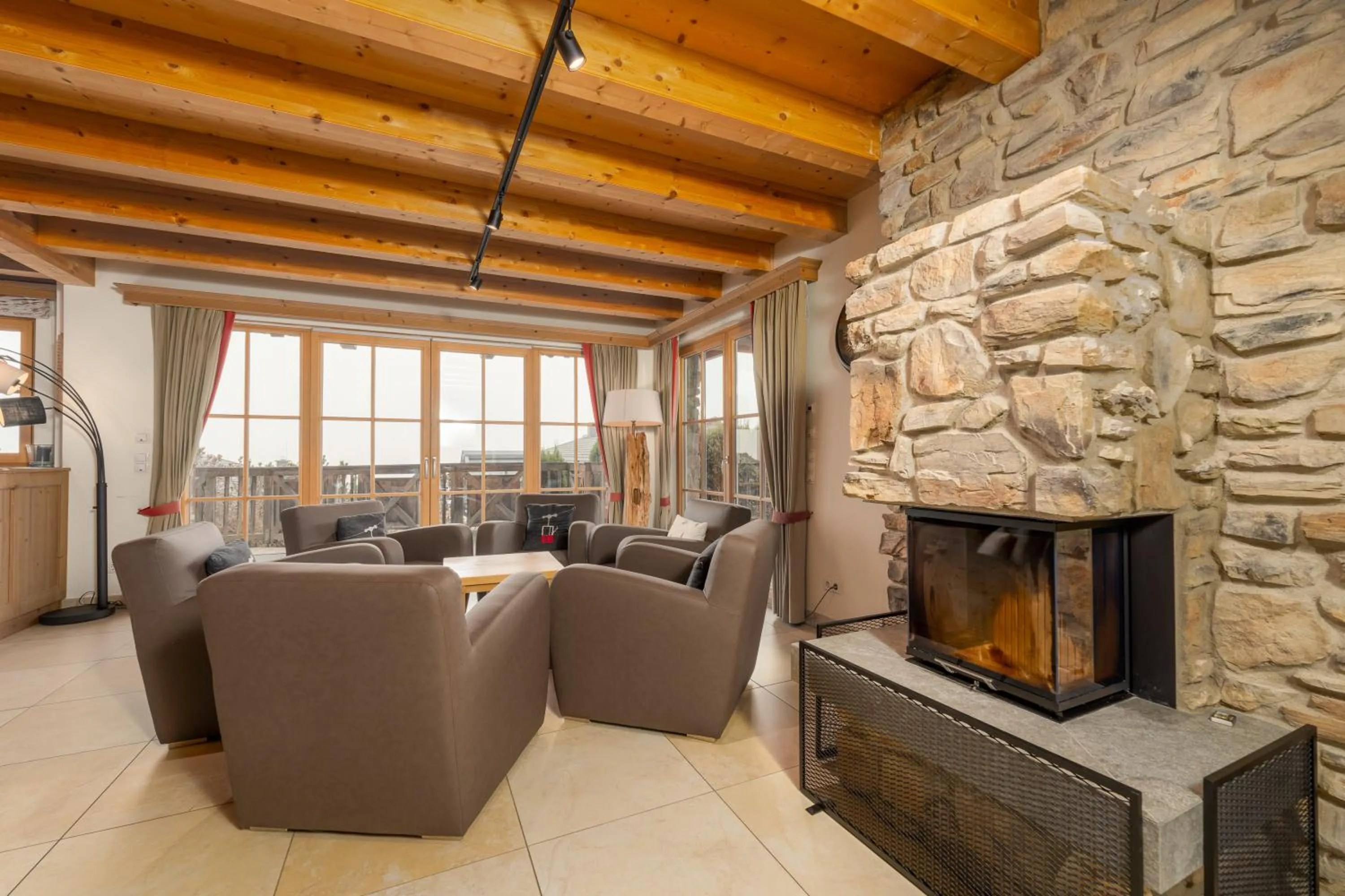 Living room in AvenidA Panorama Chalet by Alpin Rentals