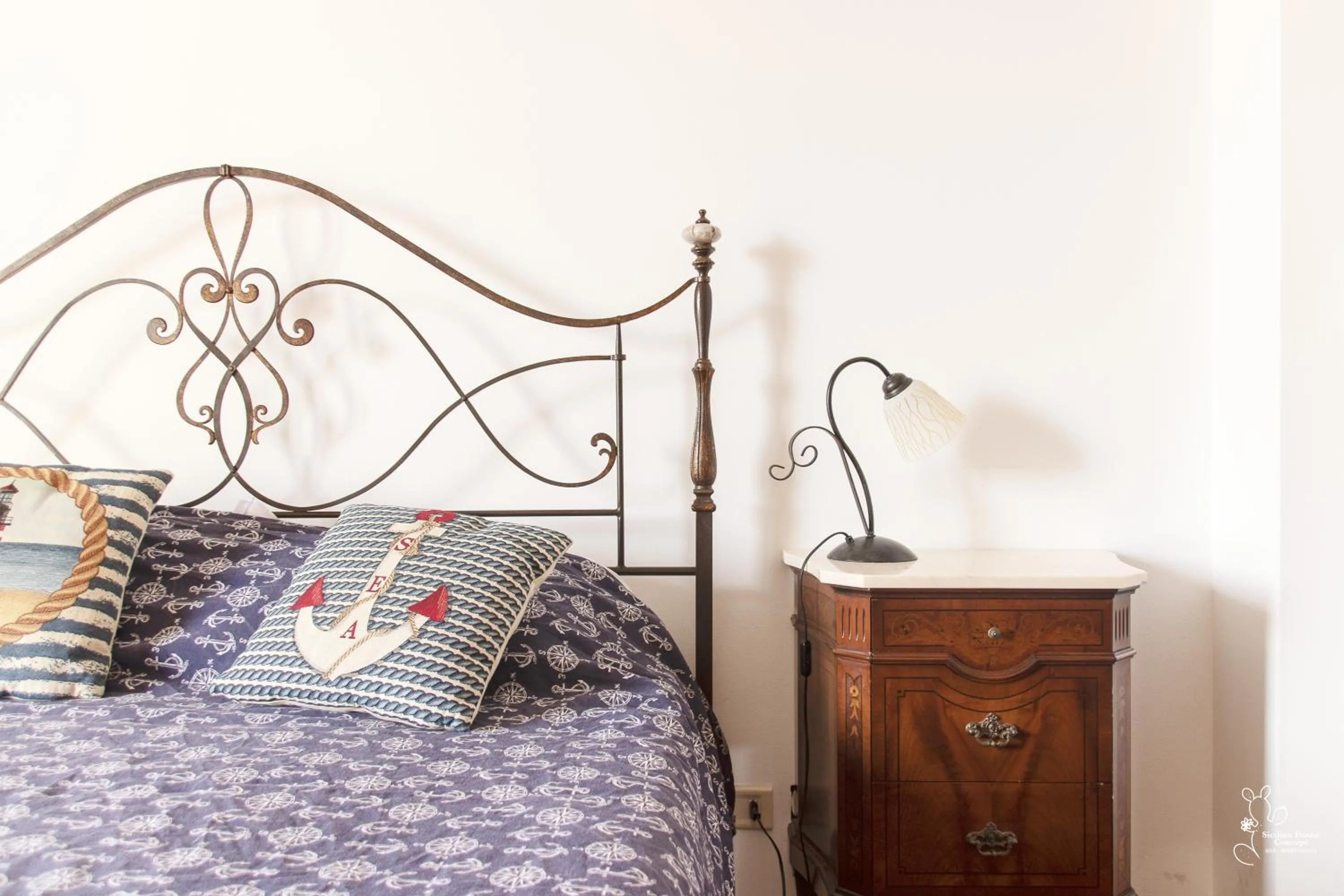 Bed in Sicilian Home