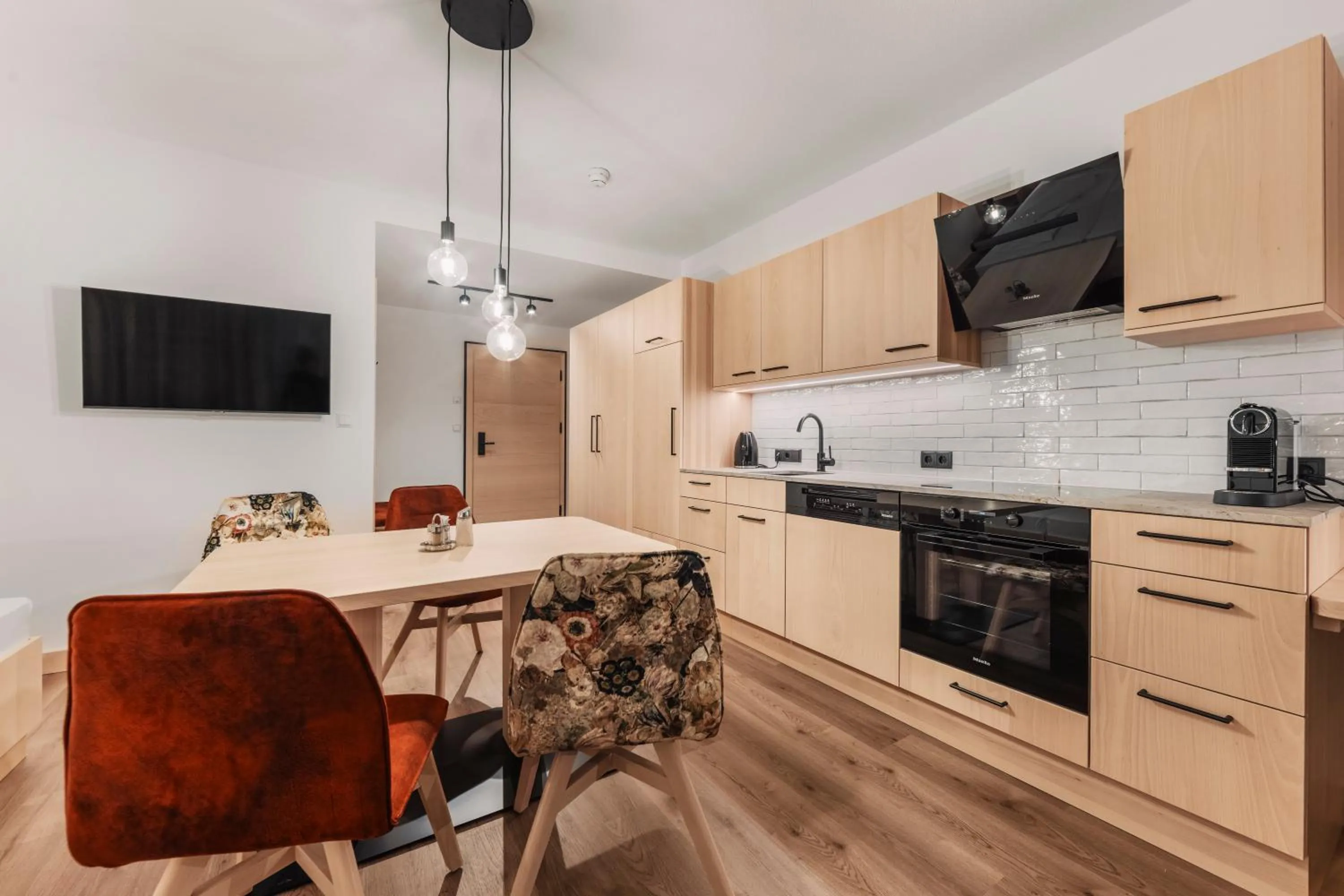 Kitchen or kitchenette in Hotel Dominic