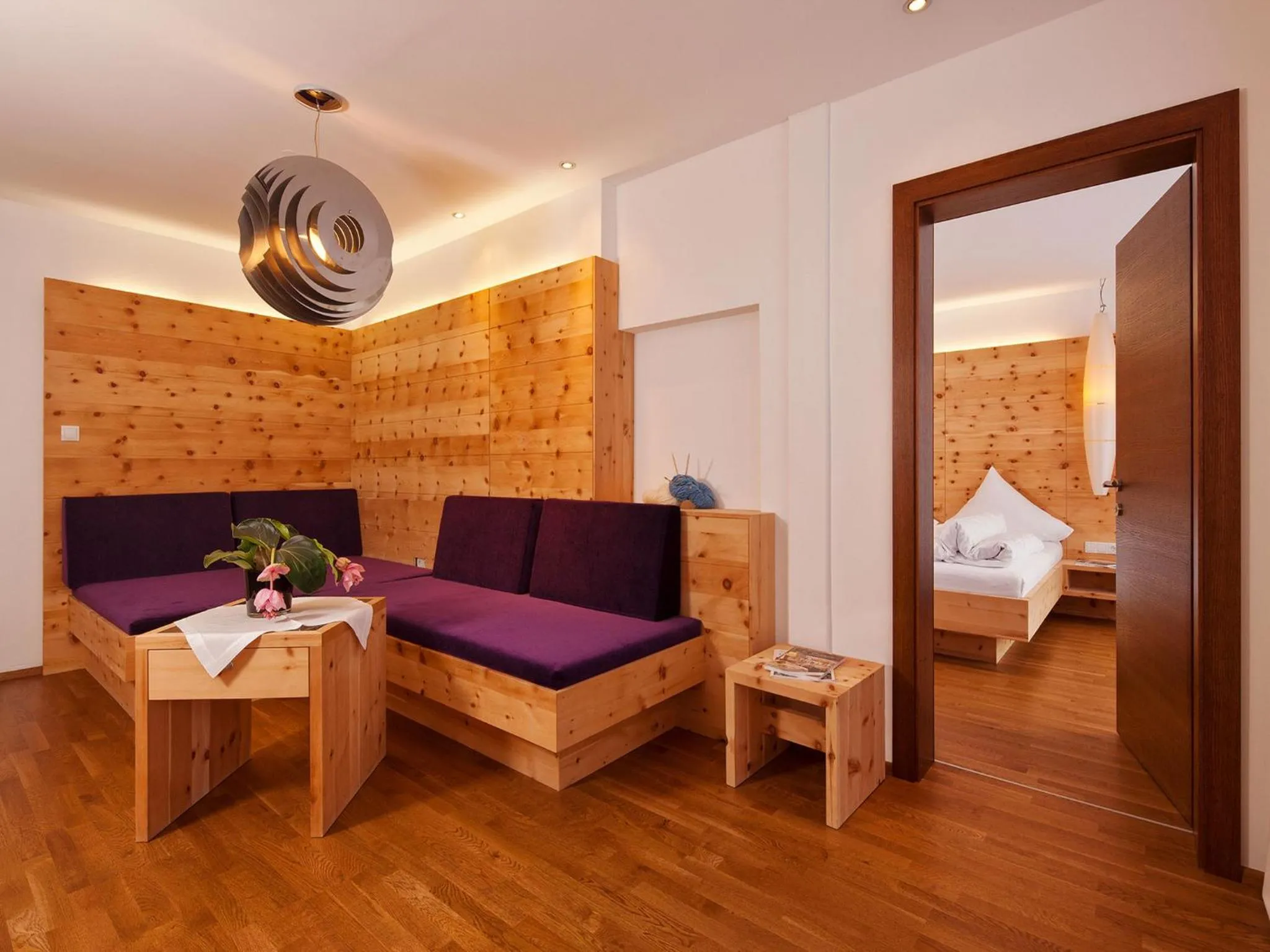 Living room, Bed in Hotel Dominic