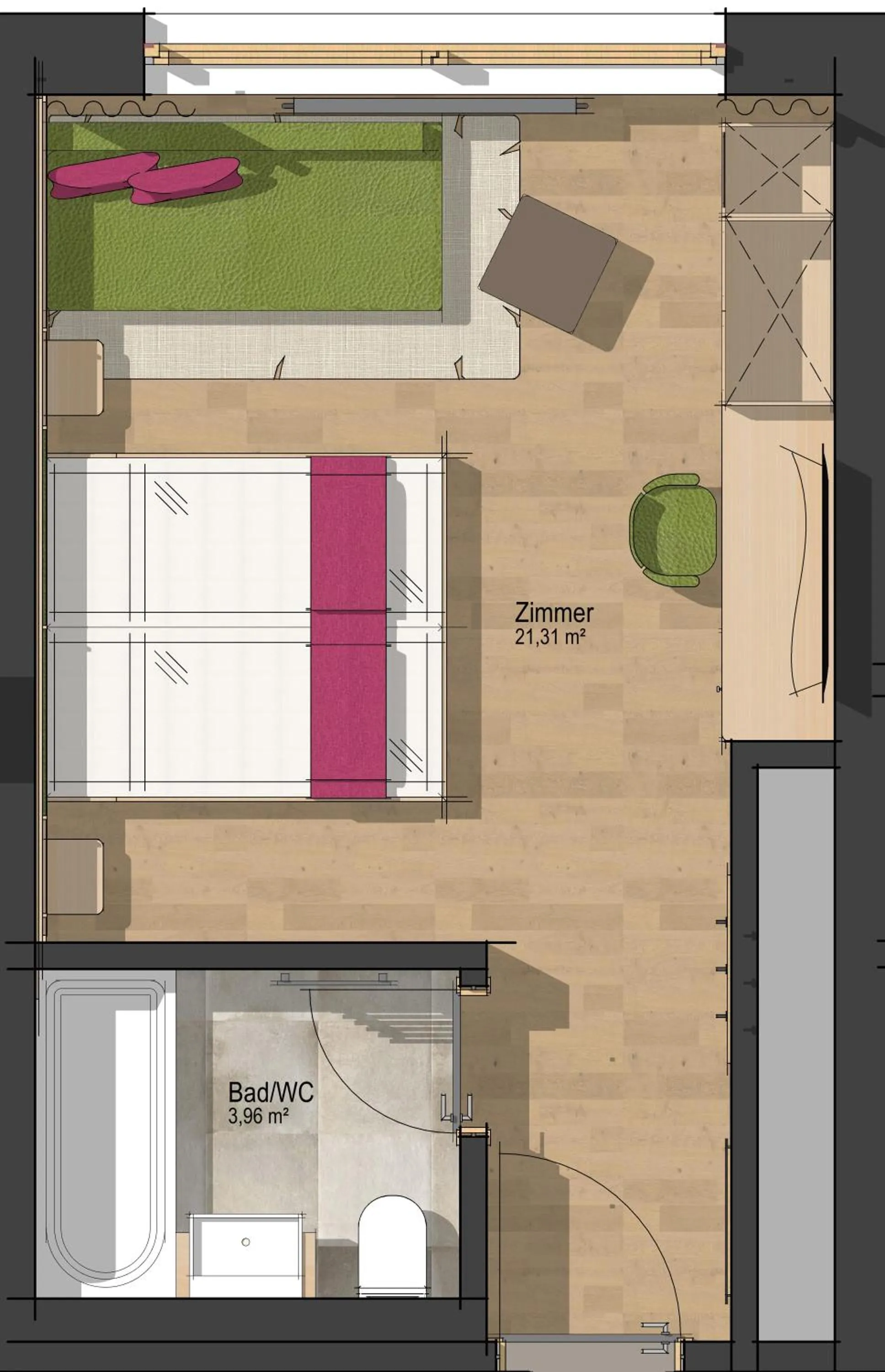 Floor plan in Hotel Dominic