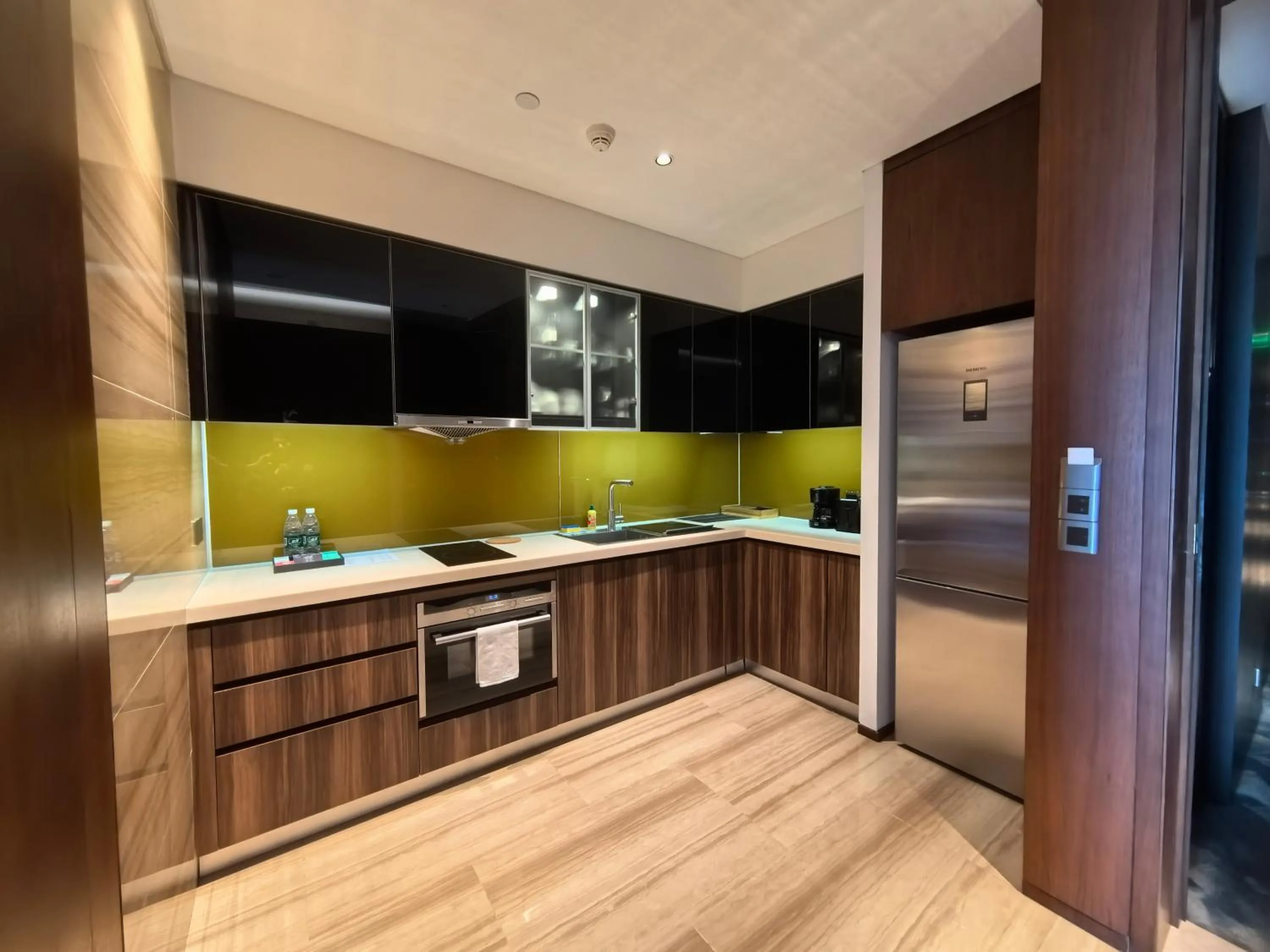 Kitchen or kitchenette in Oakwood Residence Damei Beijing