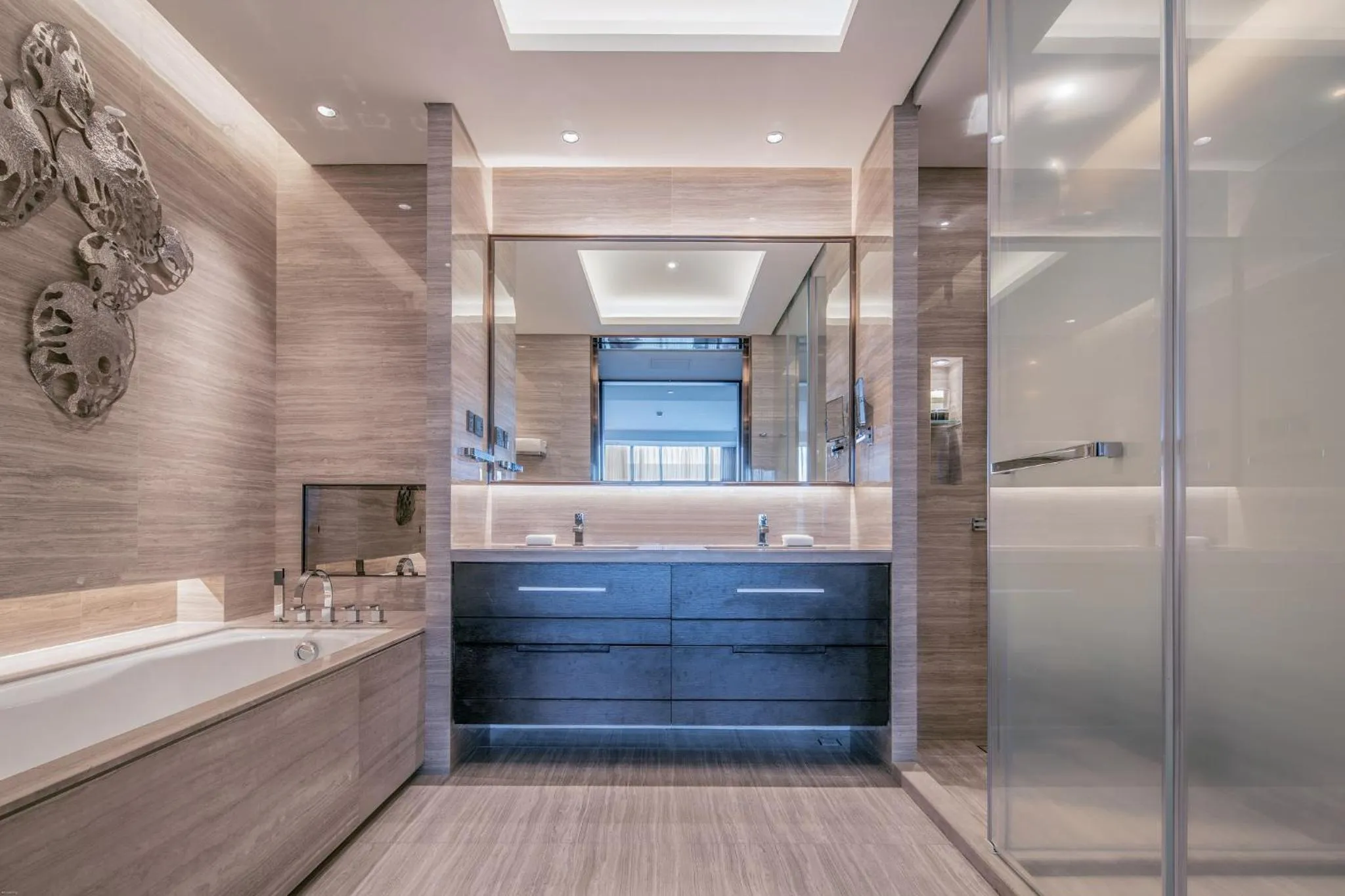 Shower in Oakwood Residence Damei Beijing