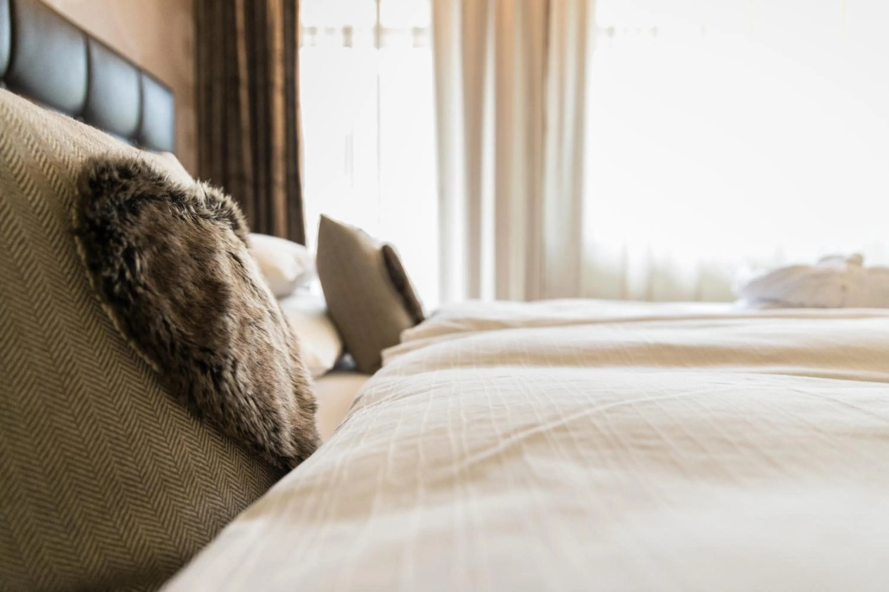 Bed in Pfefferkorn's Hotel